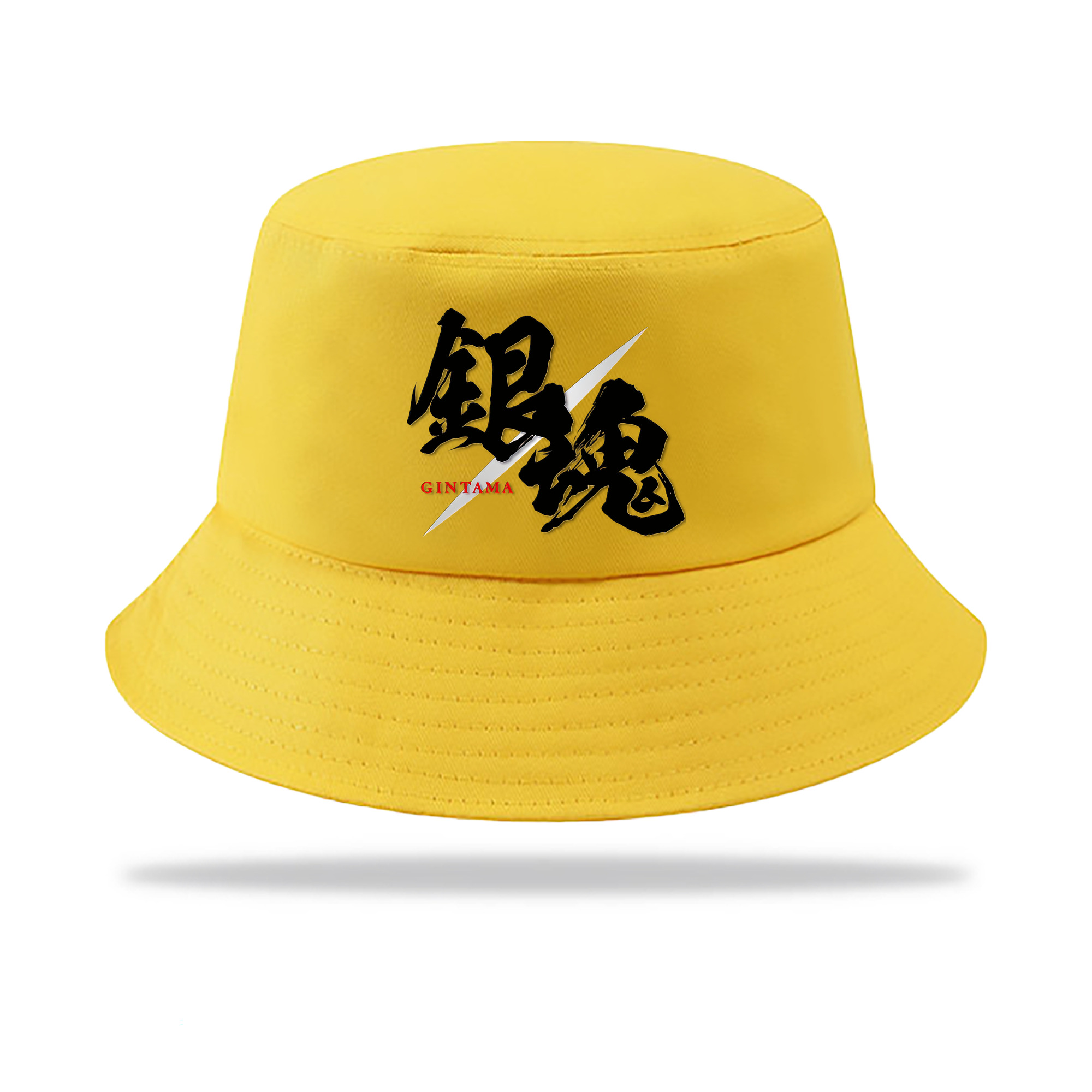 （画像用） ぎんたま 坂田銀時（さかたぎんとき） 神楽 志村新八（しむら しんぱち） GINTAMA Sakata Gintoki Kagura Shimura Shinpachi アウトドア日除けバケットハット