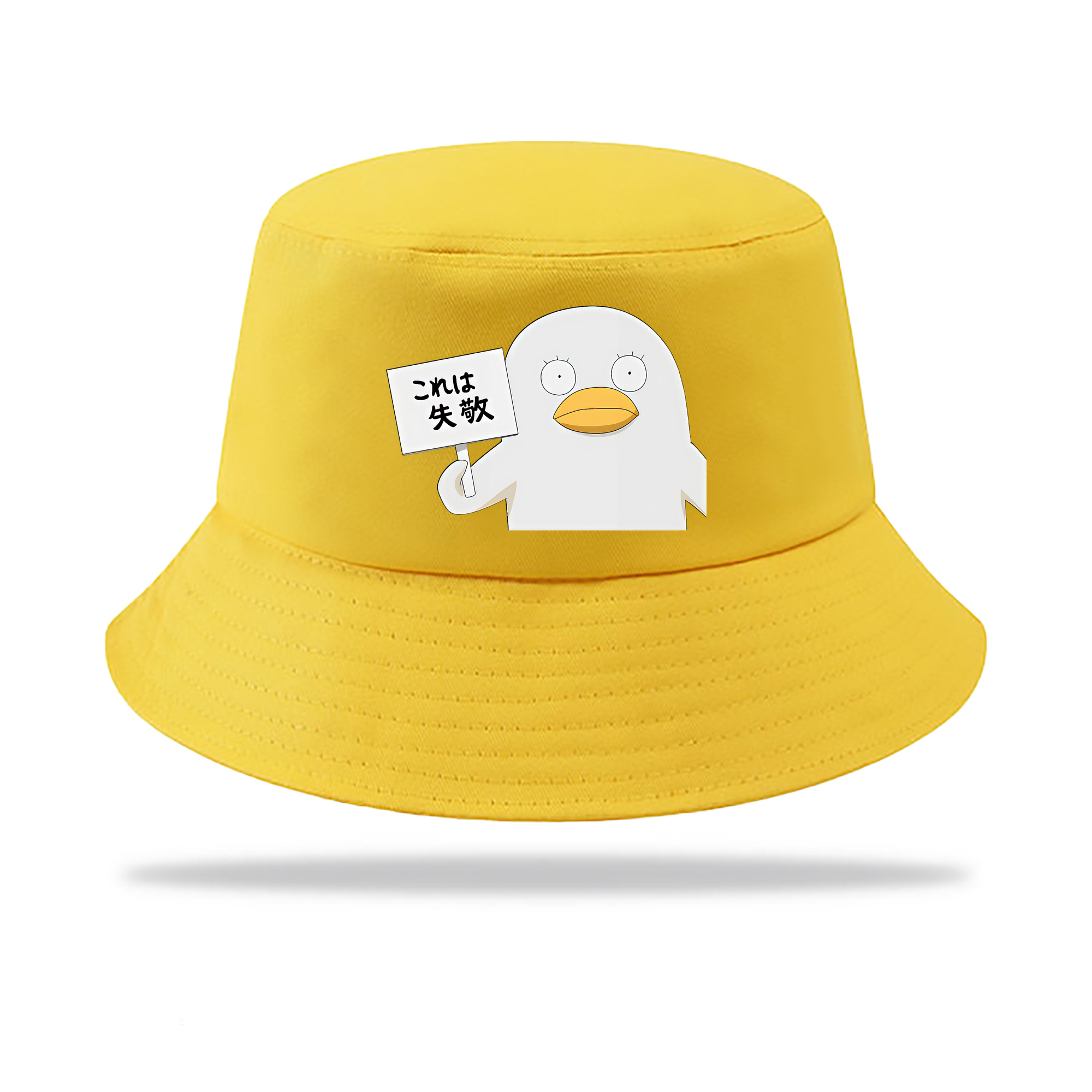 （画像用） ぎんたま 坂田銀時（さかたぎんとき） 神楽 志村新八（しむら しんぱち） GINTAMA Sakata Gintoki Kagura Shimura Shinpachi アウトドア日除けバケットハット