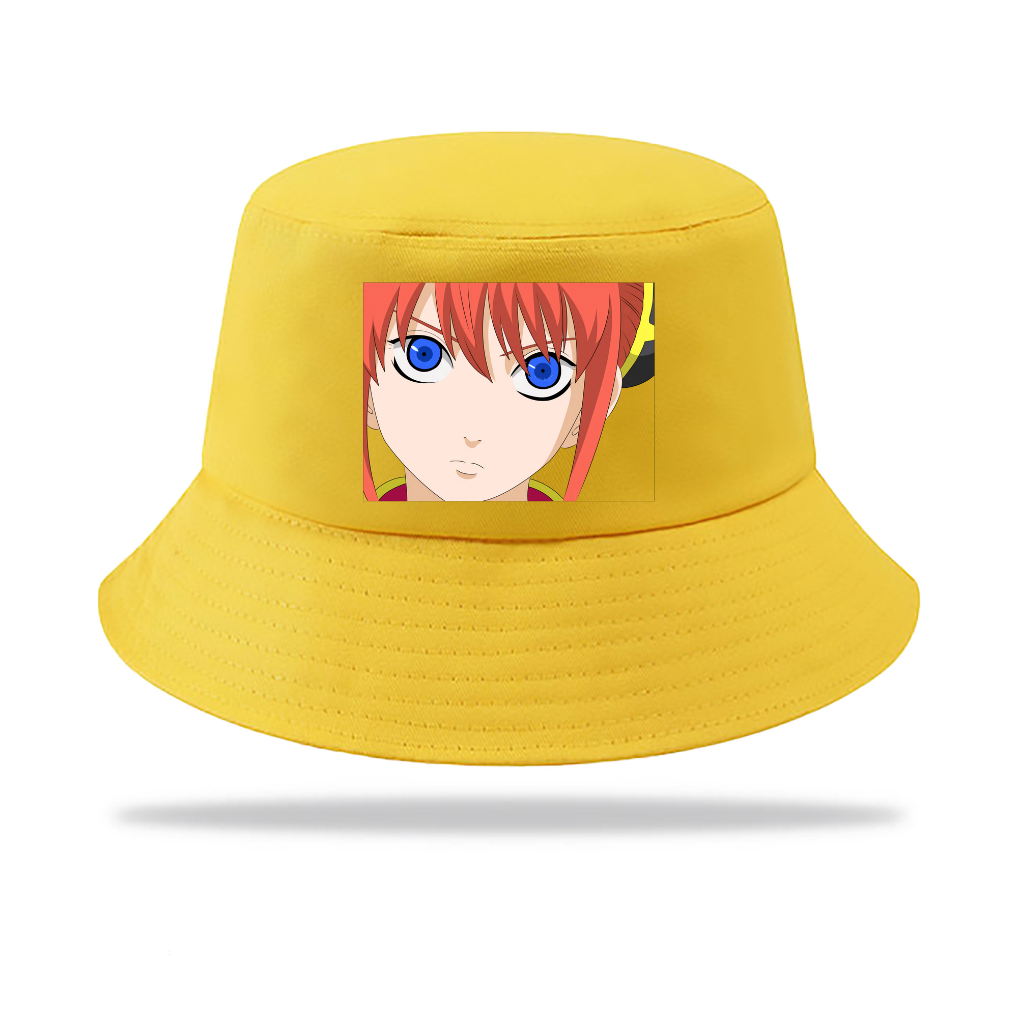 （画像用） ぎんたま 坂田銀時（さかたぎんとき） 神楽 志村新八（しむら しんぱち） GINTAMA Sakata Gintoki Kagura Shimura Shinpachi アウトドア日除けバケットハット