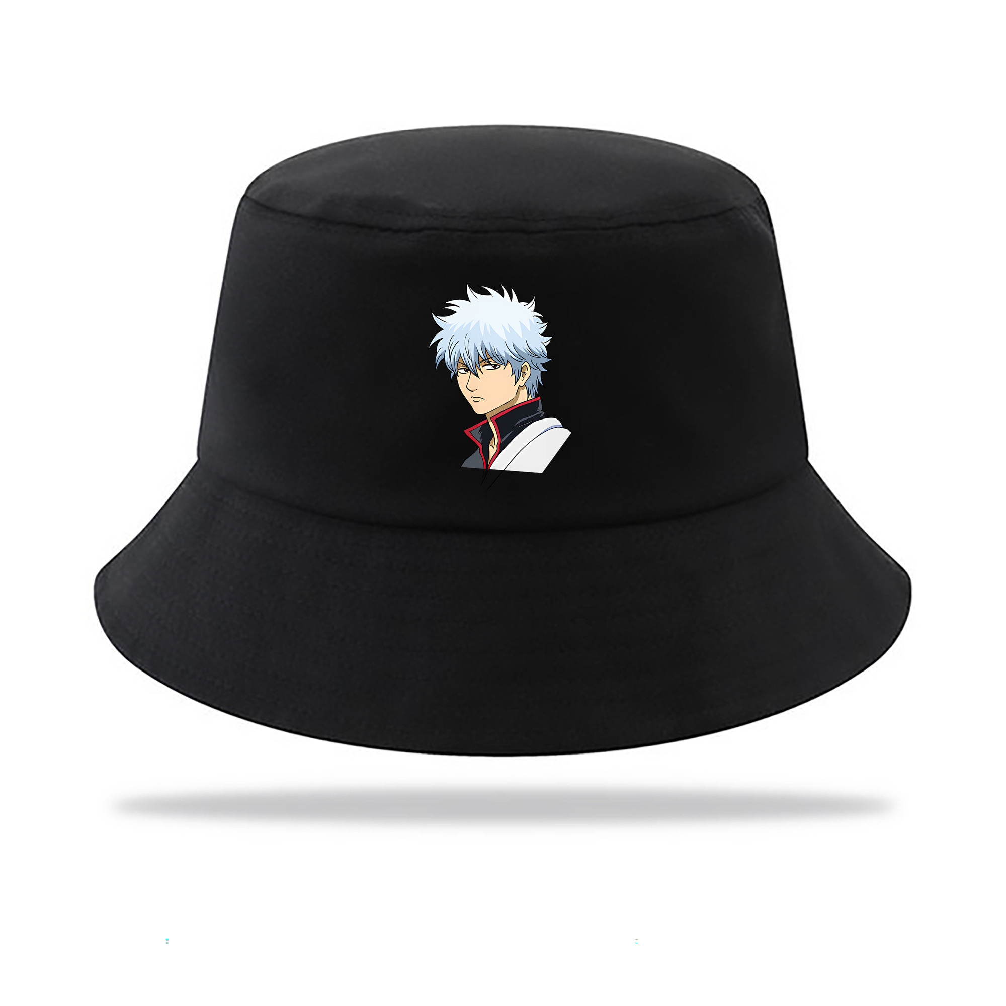 （画像用） ぎんたま 坂田銀時（さかたぎんとき） 神楽 志村新八（しむら しんぱち） GINTAMA Sakata Gintoki Kagura Shimura Shinpachi アウトドア日除けバケットハット