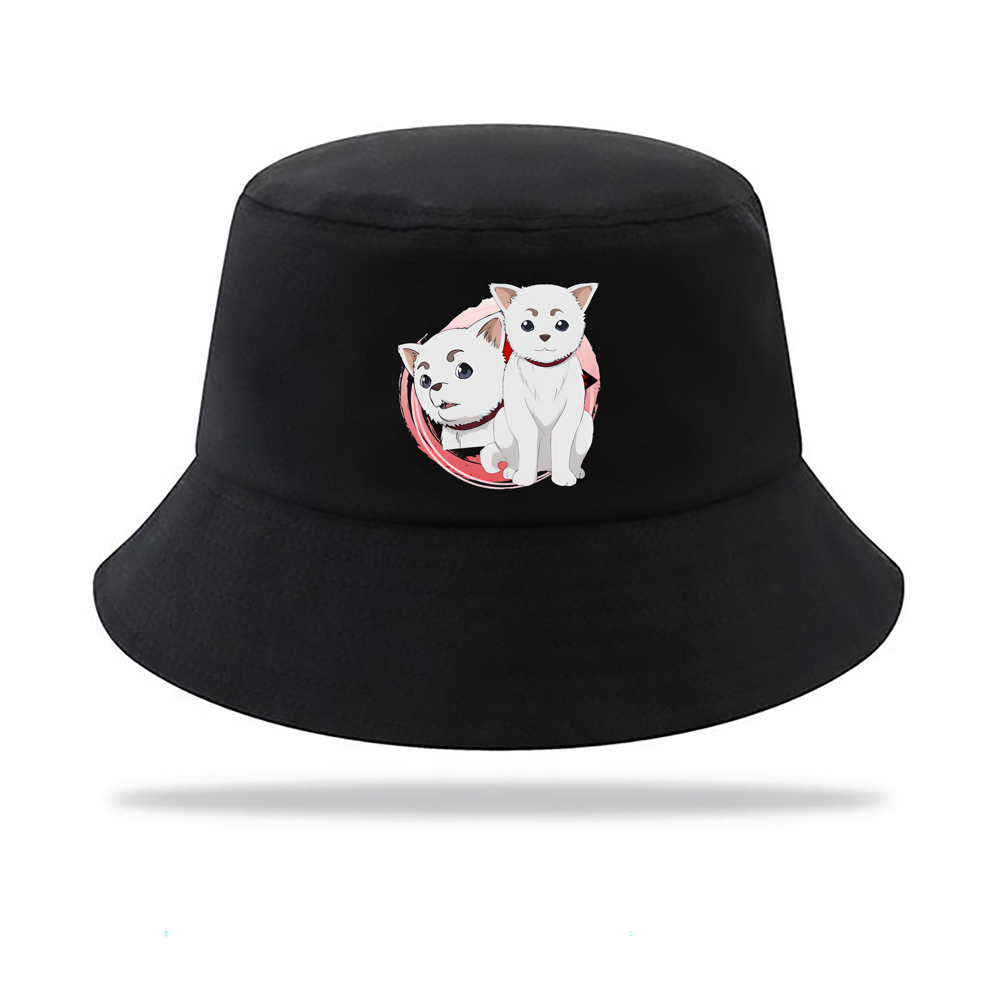 （画像用） ぎんたま 坂田銀時（さかたぎんとき） 神楽 志村新八（しむら しんぱち） GINTAMA Sakata Gintoki Kagura Shimura Shinpachi アウトドア日除けバケットハット