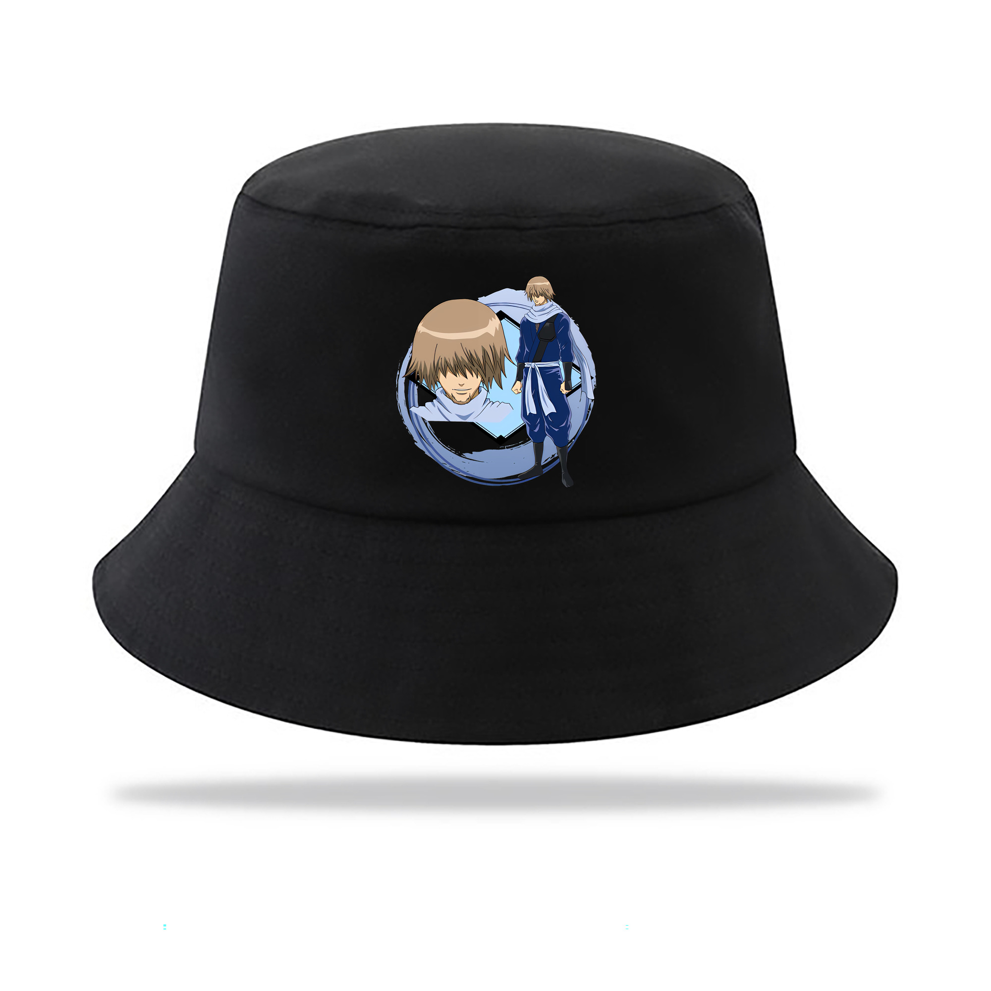 （画像用） ぎんたま 坂田銀時（さかたぎんとき） 神楽 志村新八（しむら しんぱち） GINTAMA Sakata Gintoki Kagura Shimura Shinpachi アウトドア日除けバケットハット