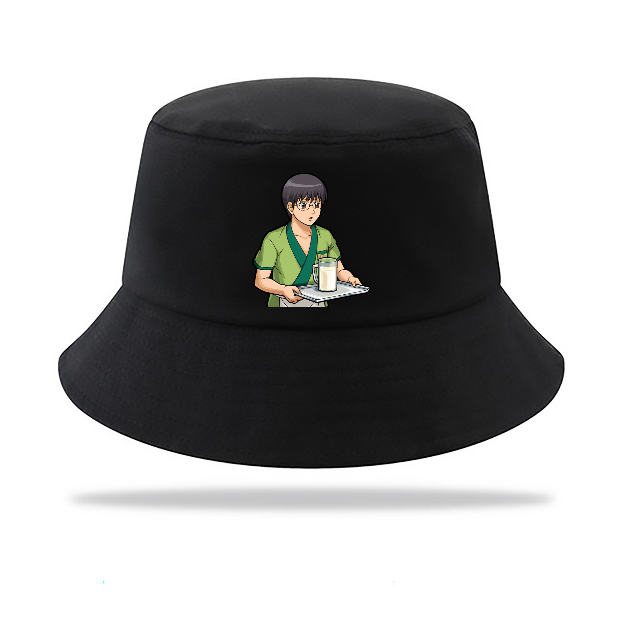 （画像用） ぎんたま 坂田銀時（さかたぎんとき） 神楽 志村新八（しむら しんぱち） GINTAMA Sakata Gintoki Kagura Shimura Shinpachi アウトドア日除けバケットハット
