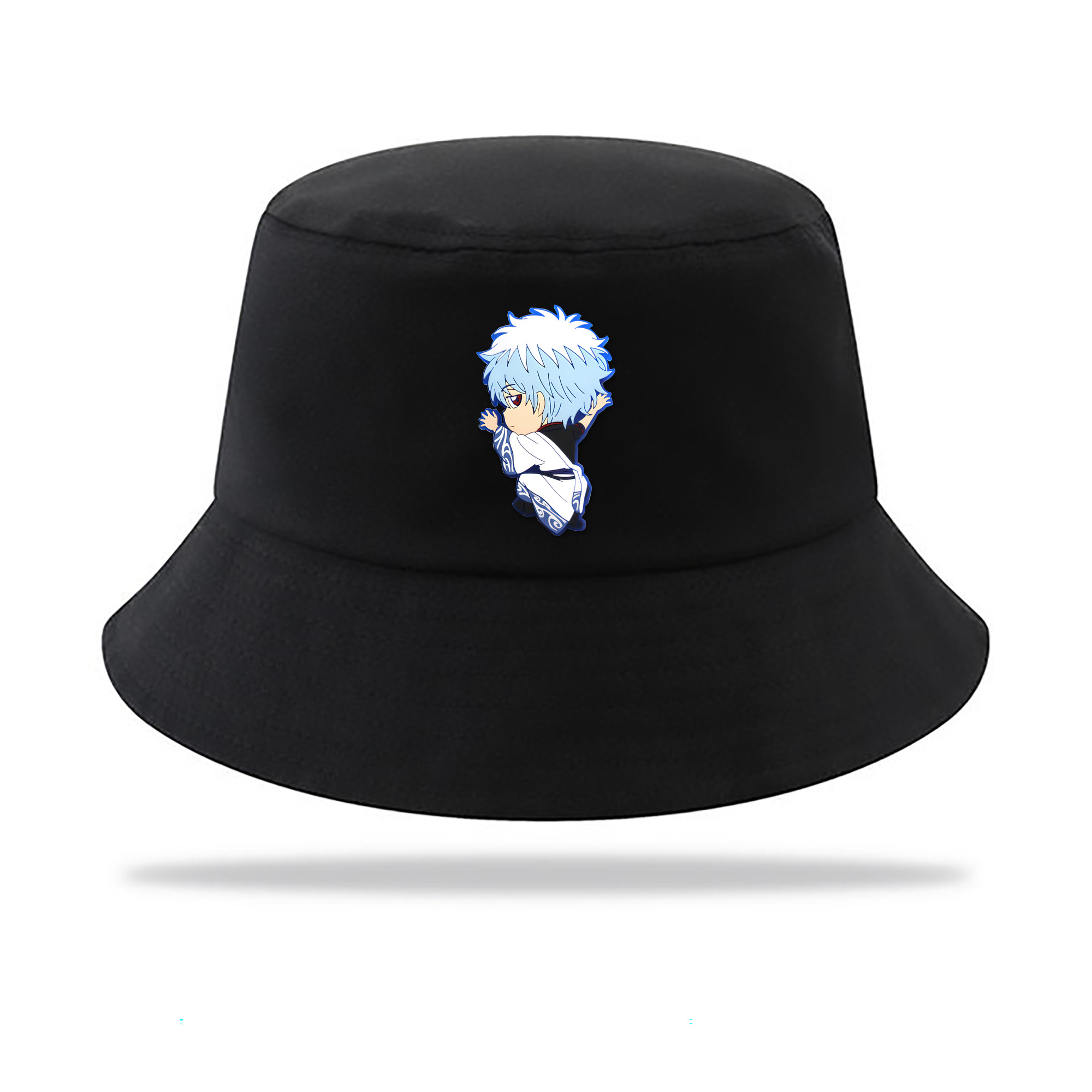 （画像用） ぎんたま 坂田銀時（さかたぎんとき） 神楽 志村新八（しむら しんぱち） GINTAMA Sakata Gintoki Kagura Shimura Shinpachi アウトドア日除けバケットハット