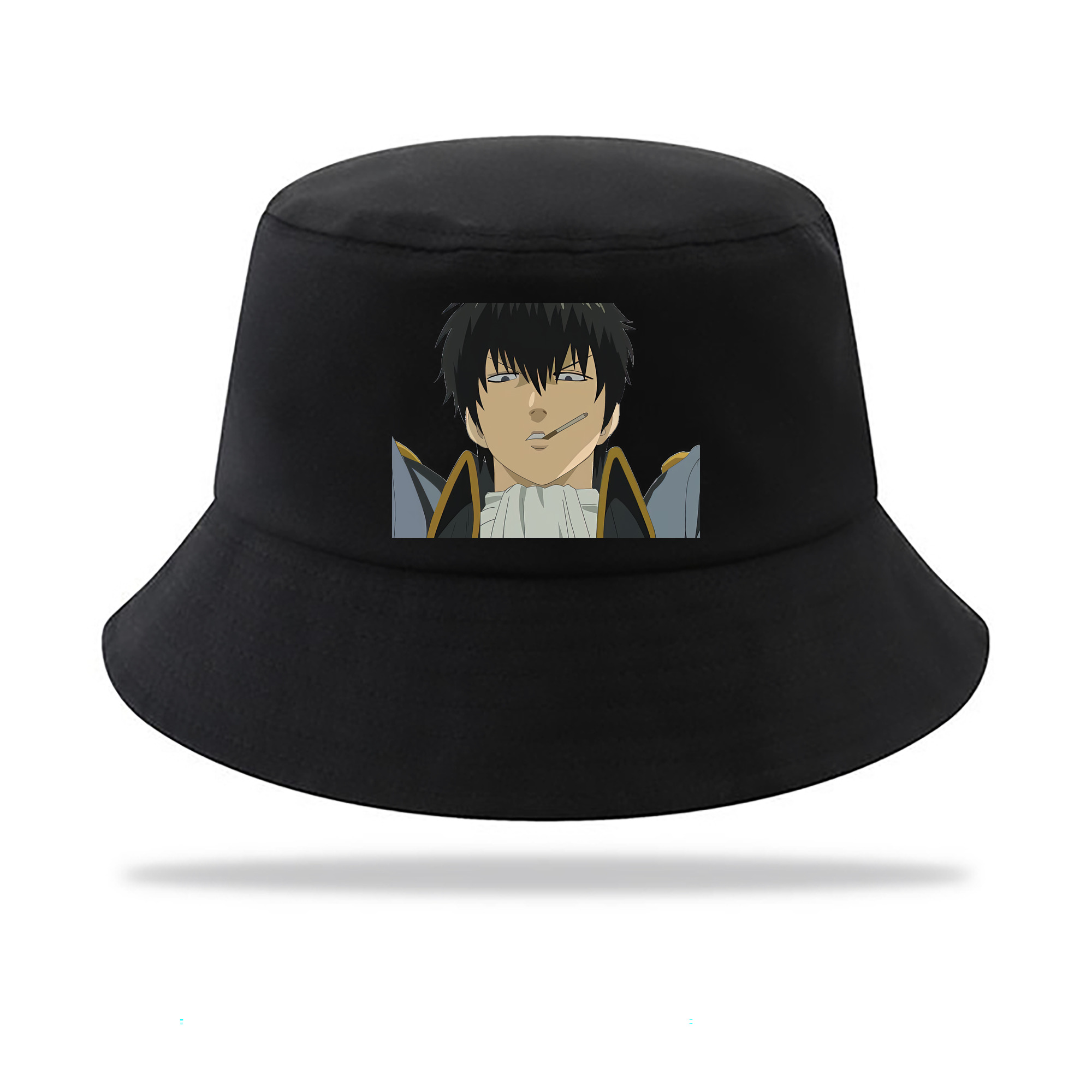 （画像用） ぎんたま 坂田銀時（さかたぎんとき） 神楽 志村新八（しむら しんぱち） GINTAMA Sakata Gintoki Kagura Shimura Shinpachi アウトドア日除けバケットハット