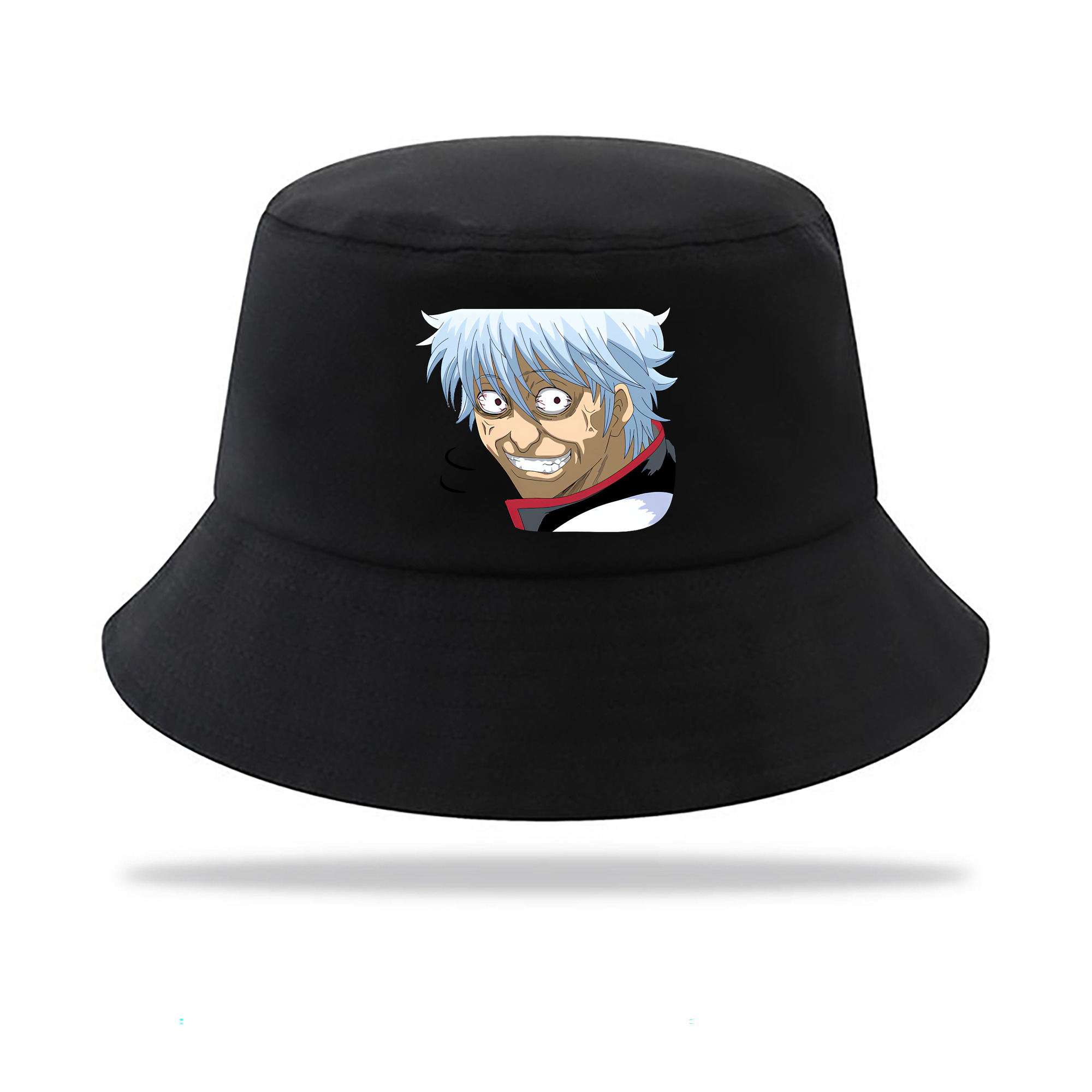 （画像用） ぎんたま 坂田銀時（さかたぎんとき） 神楽 志村新八（しむら しんぱち） GINTAMA Sakata Gintoki Kagura Shimura Shinpachi アウトドア日除けバケットハット