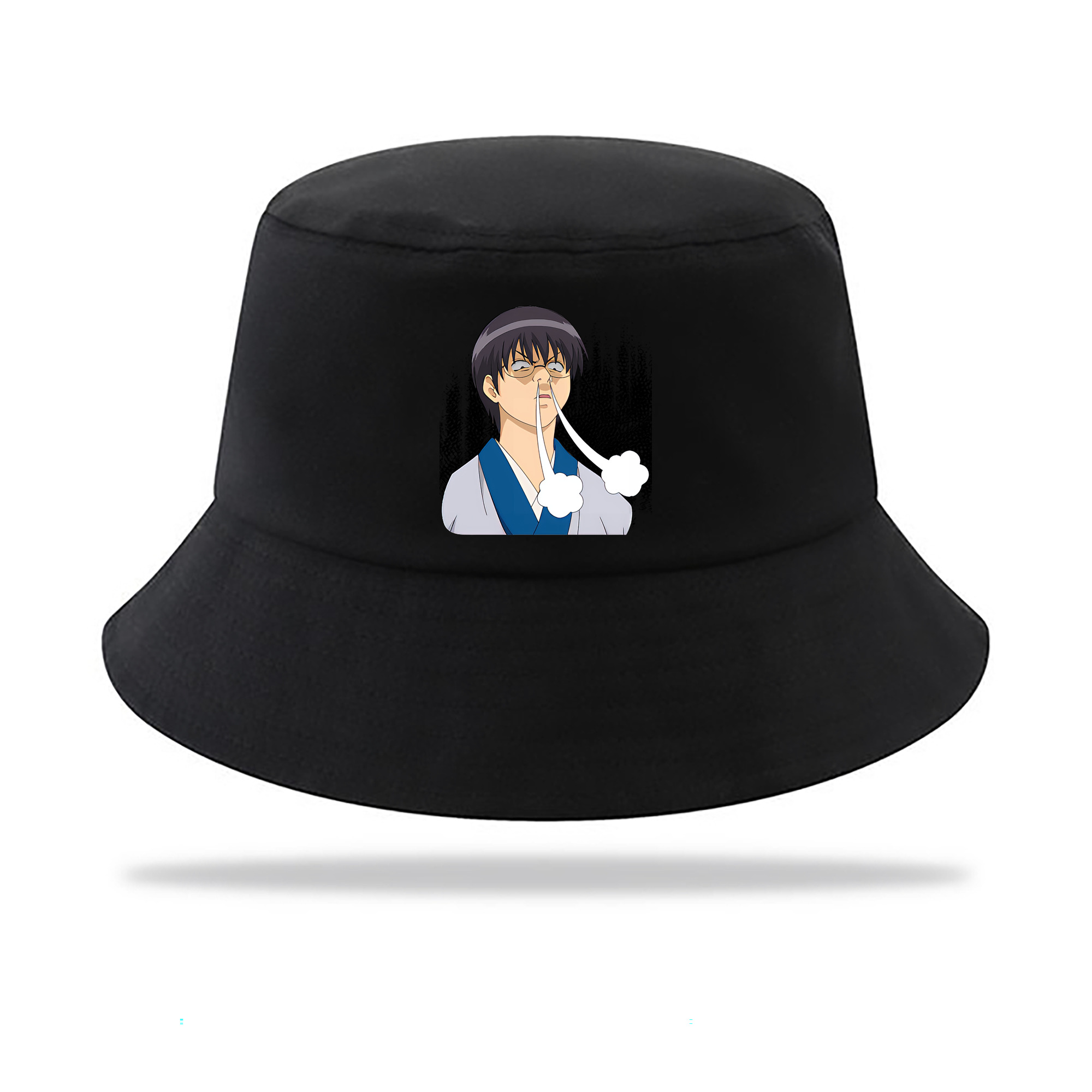 （画像用） ぎんたま 坂田銀時（さかたぎんとき） 神楽 志村新八（しむら しんぱち） GINTAMA Sakata Gintoki Kagura Shimura Shinpachi アウトドア日除けバケットハット