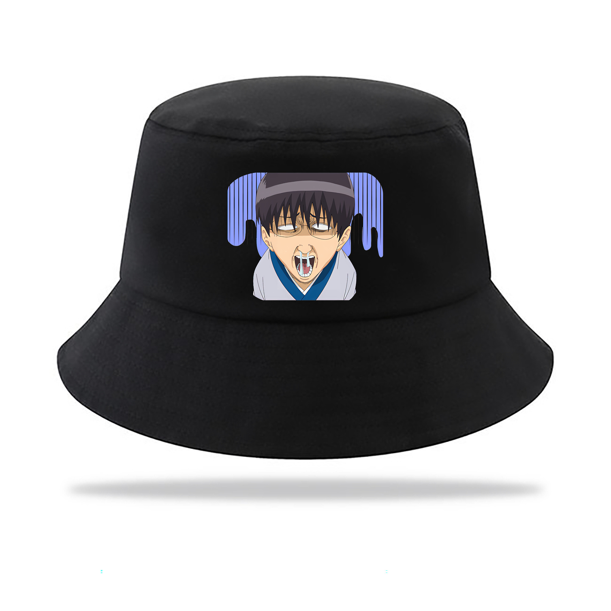 （画像用） ぎんたま 坂田銀時（さかたぎんとき） 神楽 志村新八（しむら しんぱち） GINTAMA Sakata Gintoki Kagura Shimura Shinpachi アウトドア日除けバケットハット