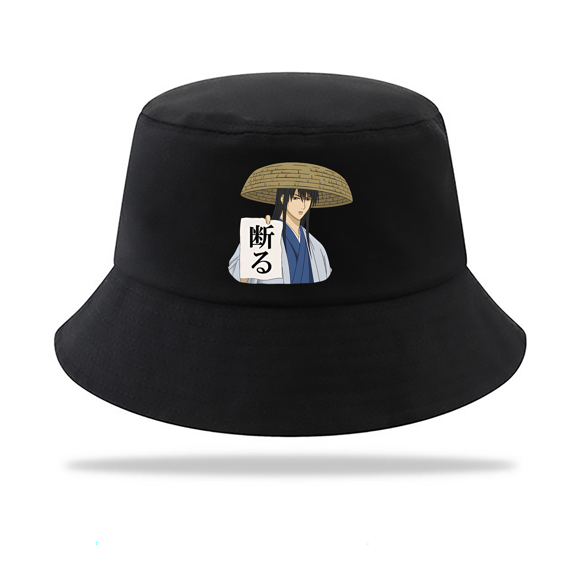 （画像用） ぎんたま 坂田銀時（さかたぎんとき） 神楽 志村新八（しむら しんぱち） GINTAMA Sakata Gintoki Kagura Shimura Shinpachi アウトドア日除けバケットハット