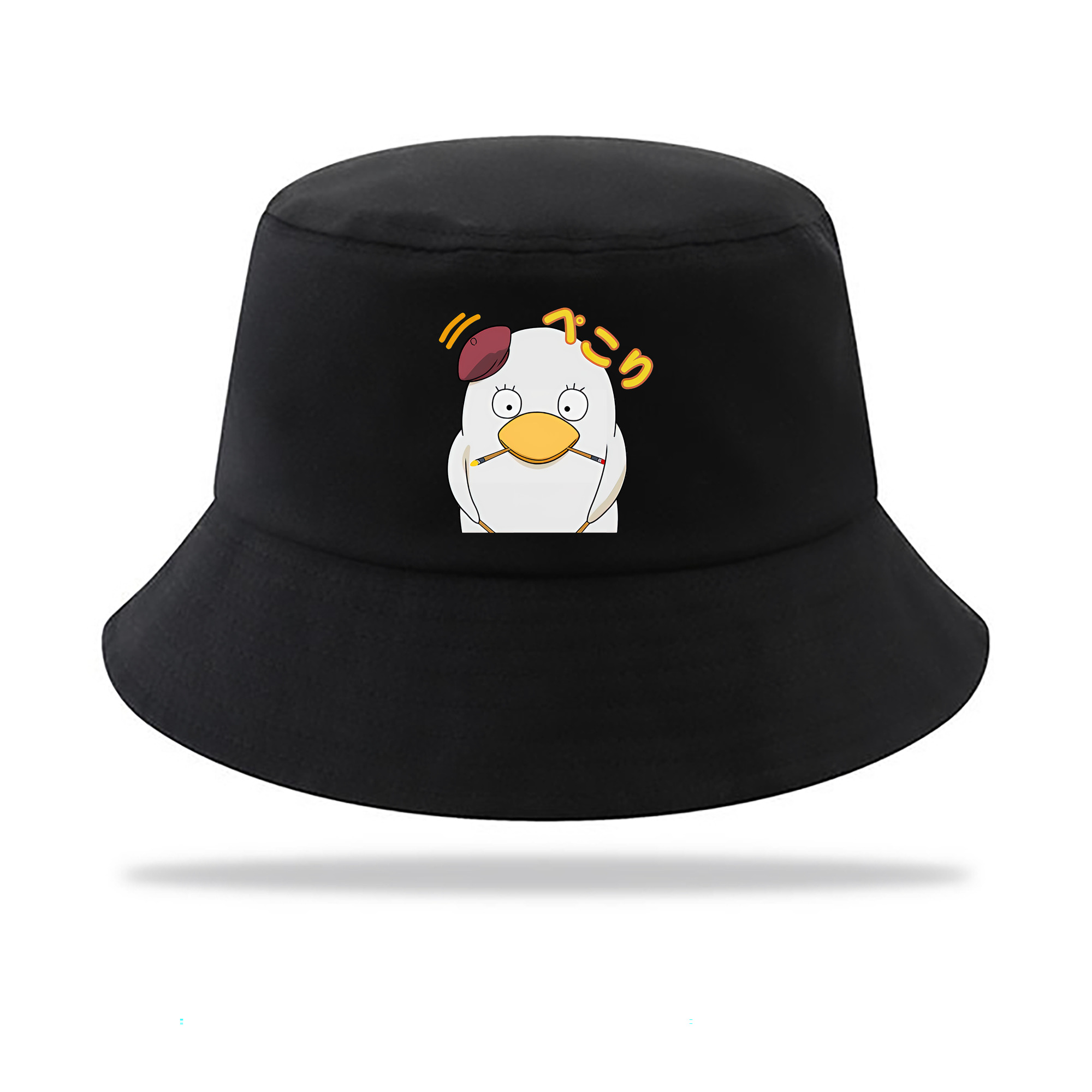 （画像用） ぎんたま 坂田銀時（さかたぎんとき） 神楽 志村新八（しむら しんぱち） GINTAMA Sakata Gintoki Kagura Shimura Shinpachi アウトドア日除けバケットハット