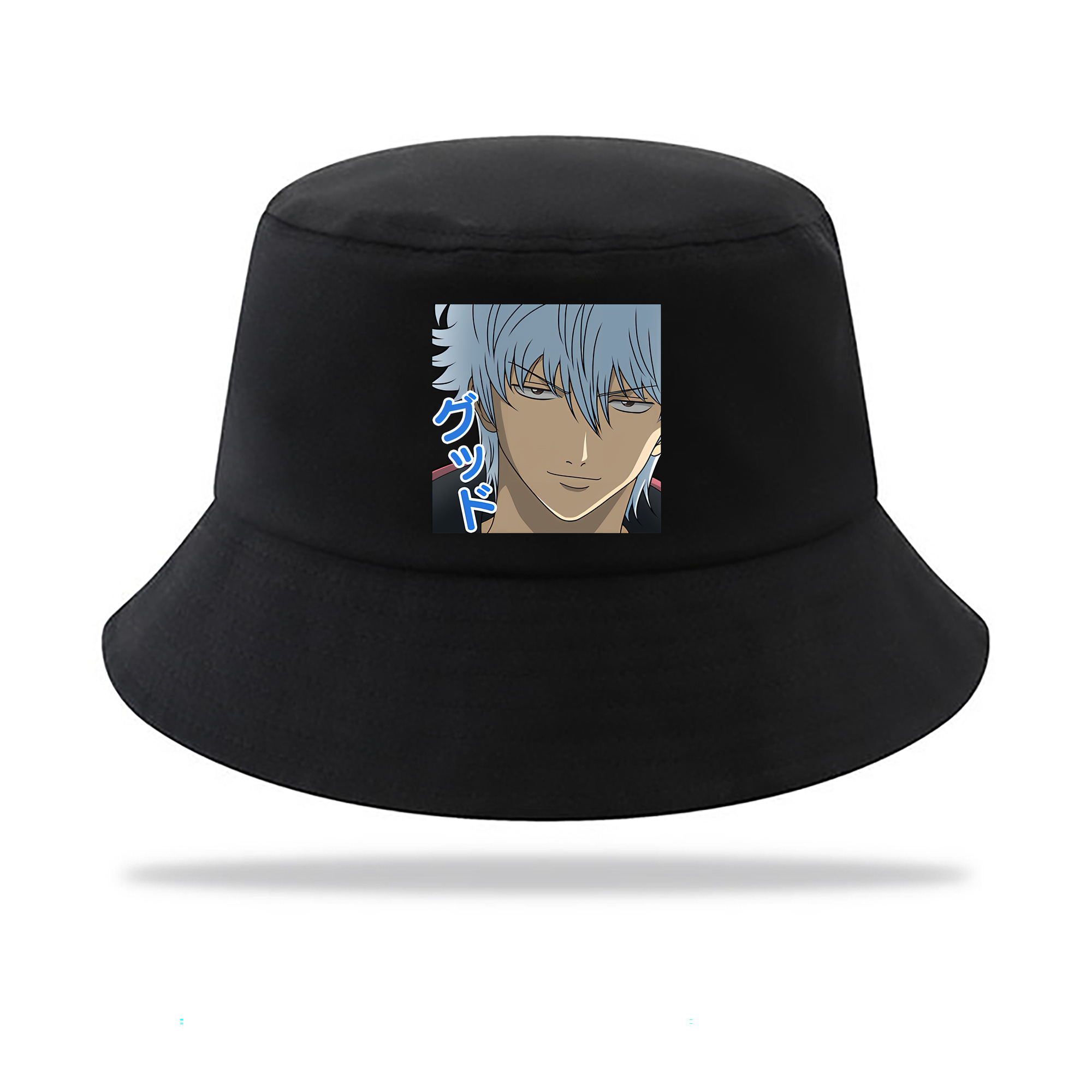 （画像用） ぎんたま 坂田銀時（さかたぎんとき） 神楽 志村新八（しむら しんぱち） GINTAMA Sakata Gintoki Kagura Shimura Shinpachi アウトドア日除けバケットハット