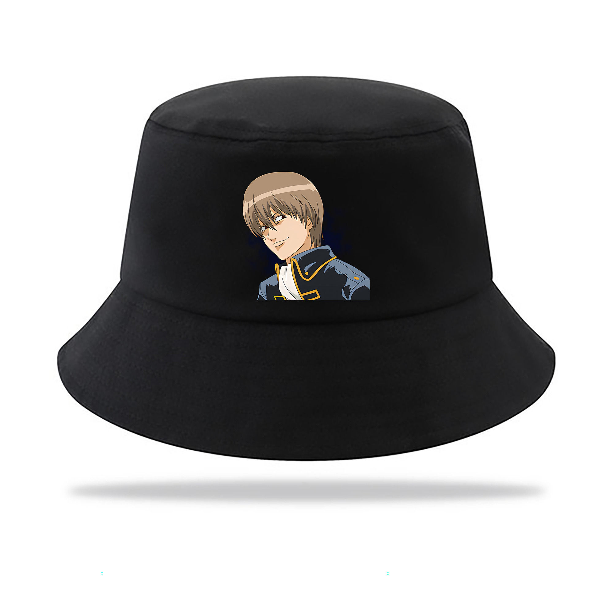 （画像用） ぎんたま 坂田銀時（さかたぎんとき） 神楽 志村新八（しむら しんぱち） GINTAMA Sakata Gintoki Kagura Shimura Shinpachi アウトドア日除けバケットハット