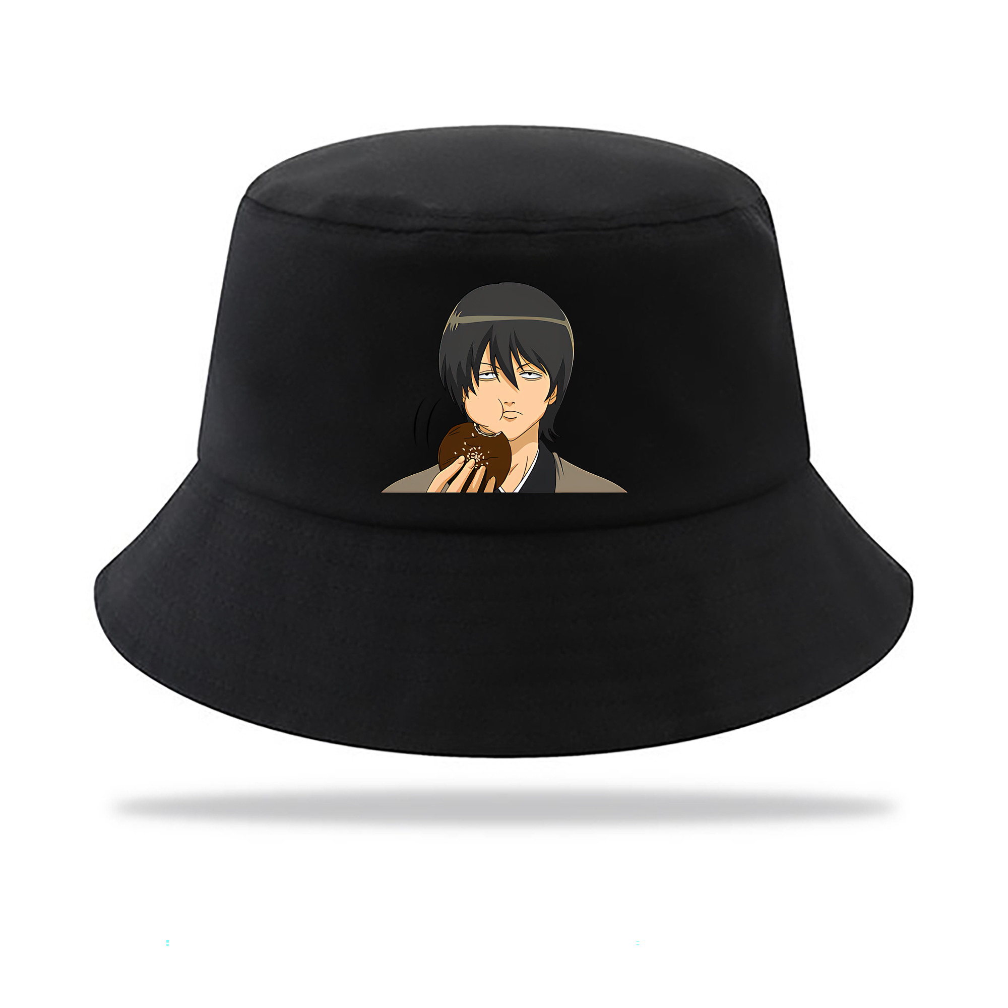 （画像用） ぎんたま 坂田銀時（さかたぎんとき） 神楽 志村新八（しむら しんぱち） GINTAMA Sakata Gintoki Kagura Shimura Shinpachi アウトドア日除けバケットハット