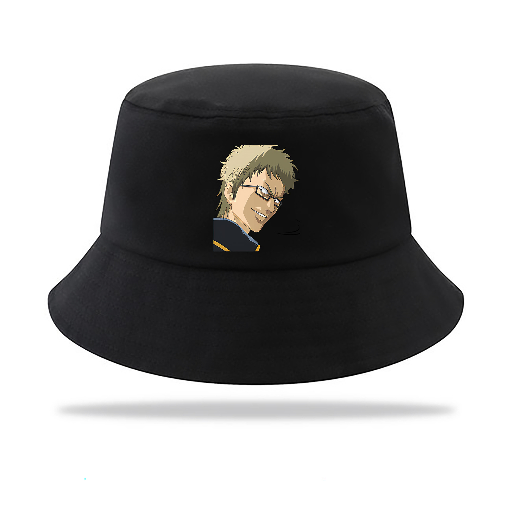 （画像用） ぎんたま 坂田銀時（さかたぎんとき） 神楽 志村新八（しむら しんぱち） GINTAMA Sakata Gintoki Kagura Shimura Shinpachi アウトドア日除けバケットハット