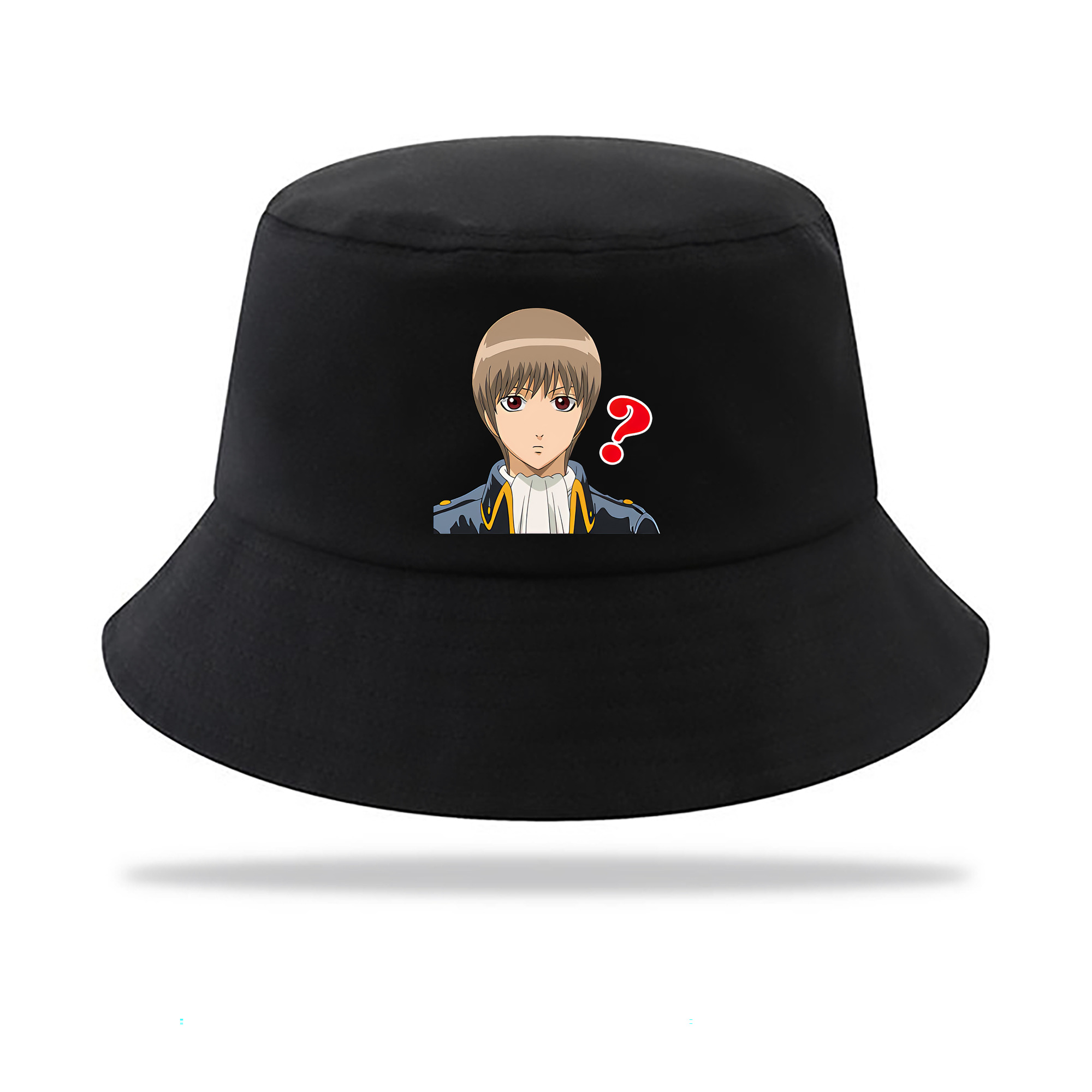 （画像用） ぎんたま 坂田銀時（さかたぎんとき） 神楽 志村新八（しむら しんぱち） GINTAMA Sakata Gintoki Kagura Shimura Shinpachi アウトドア日除けバケットハット