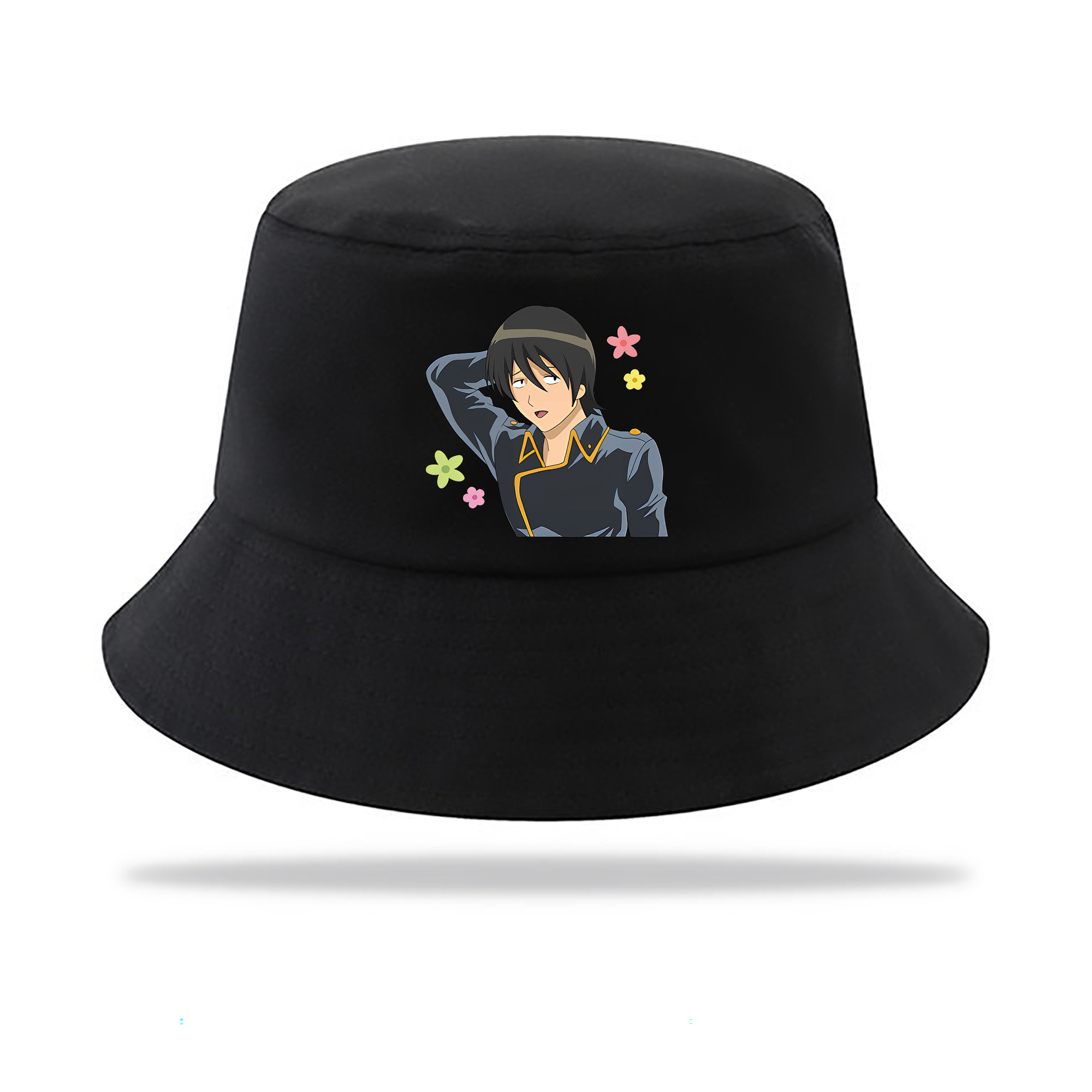 （画像用） ぎんたま 坂田銀時（さかたぎんとき） 神楽 志村新八（しむら しんぱち） GINTAMA Sakata Gintoki Kagura Shimura Shinpachi アウトドア日除けバケットハット