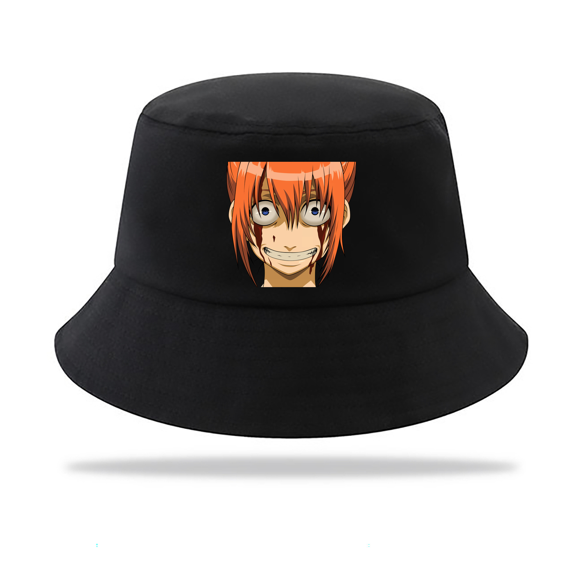 （画像用） ぎんたま 坂田銀時（さかたぎんとき） 神楽 志村新八（しむら しんぱち） GINTAMA Sakata Gintoki Kagura Shimura Shinpachi アウトドア日除けバケットハット