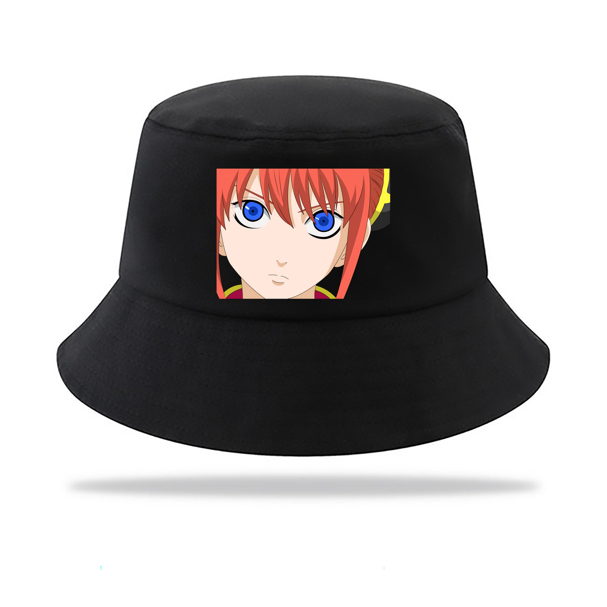 （画像用） ぎんたま 坂田銀時（さかたぎんとき） 神楽 志村新八（しむら しんぱち） GINTAMA Sakata Gintoki Kagura Shimura Shinpachi アウトドア日除けバケットハット