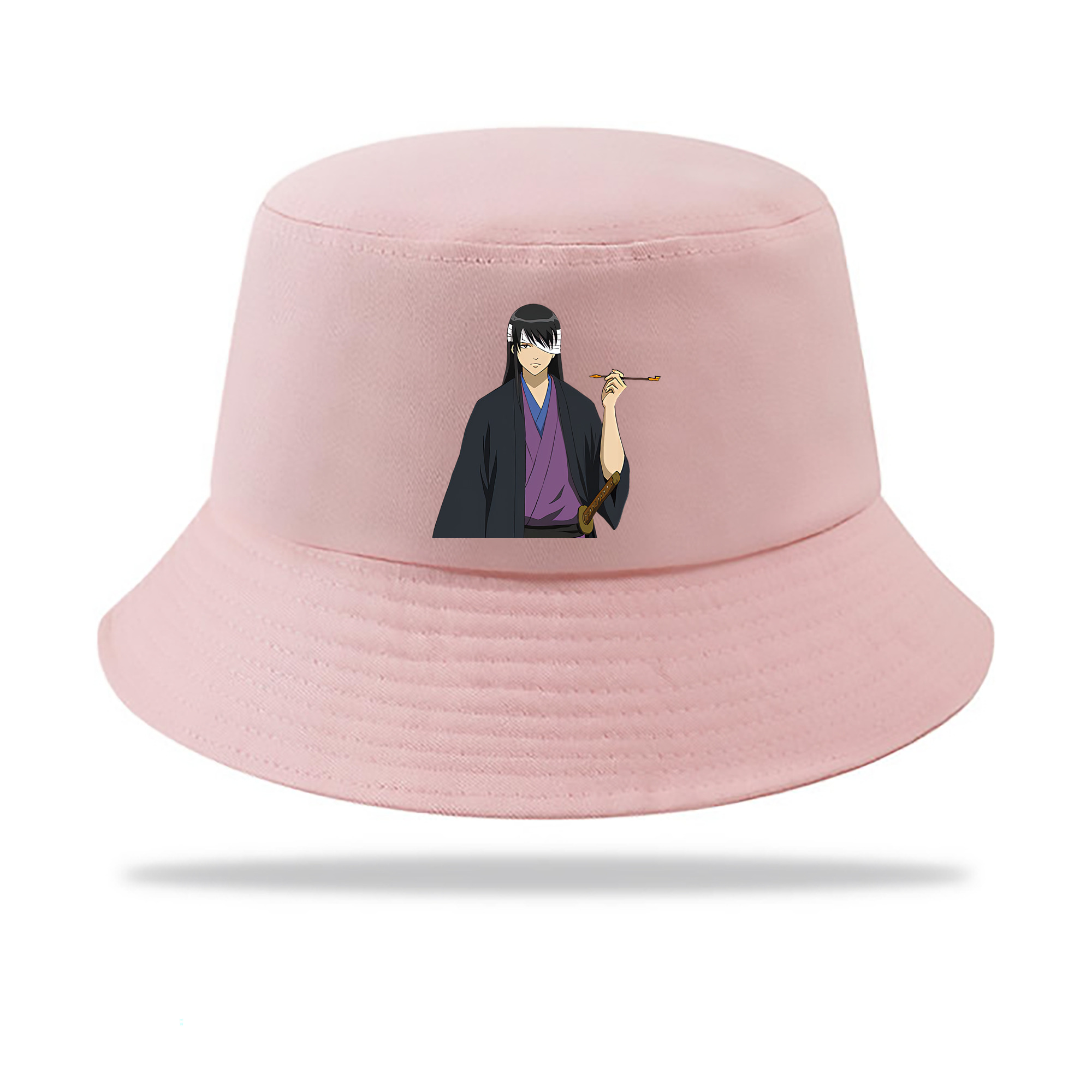 （画像用） ぎんたま 坂田銀時（さかたぎんとき） 神楽 志村新八（しむら しんぱち） GINTAMA Sakata Gintoki Kagura Shimura Shinpachi アウトドア日除けバケットハット