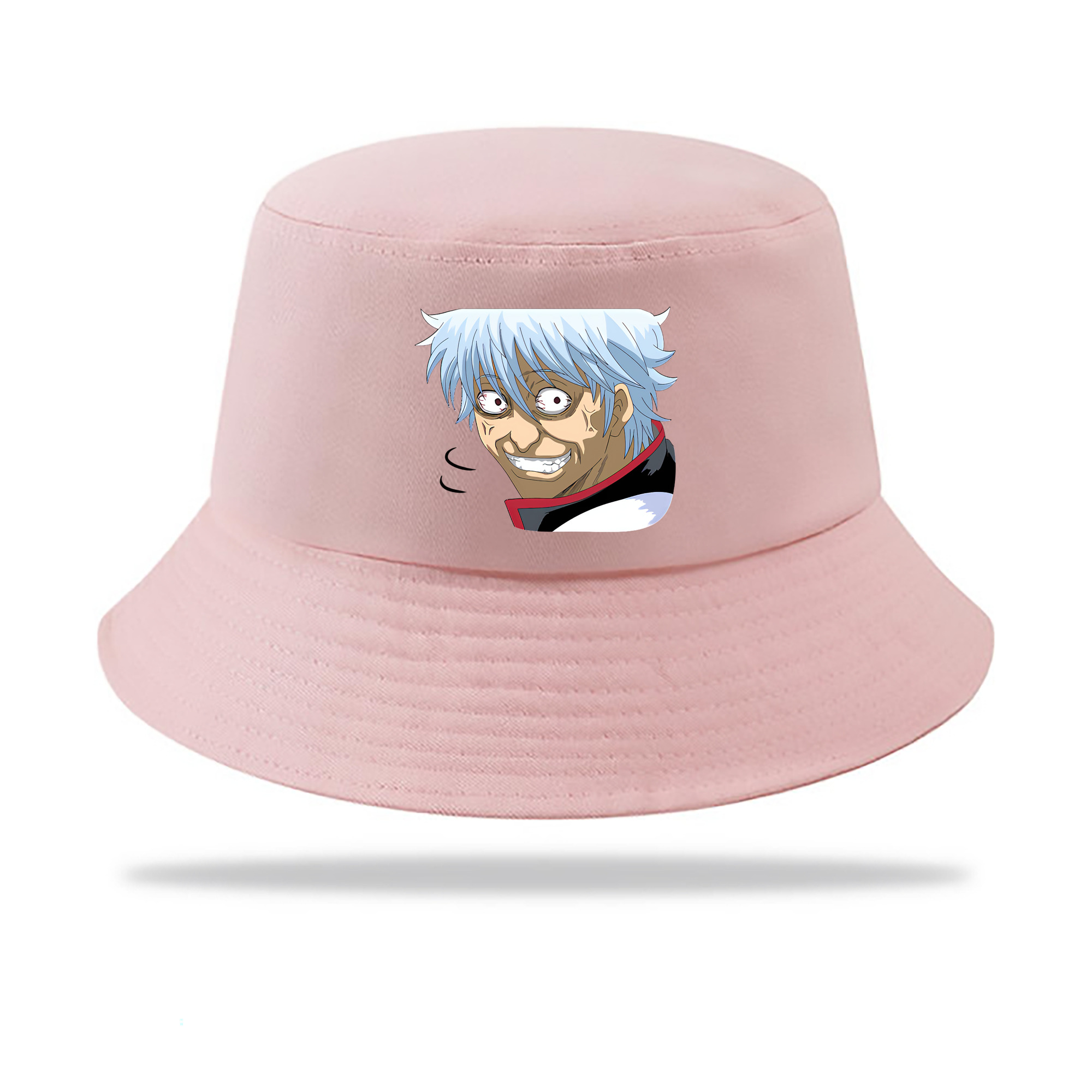 （画像用） ぎんたま 坂田銀時（さかたぎんとき） 神楽 志村新八（しむら しんぱち） GINTAMA Sakata Gintoki Kagura Shimura Shinpachi アウトドア日除けバケットハット