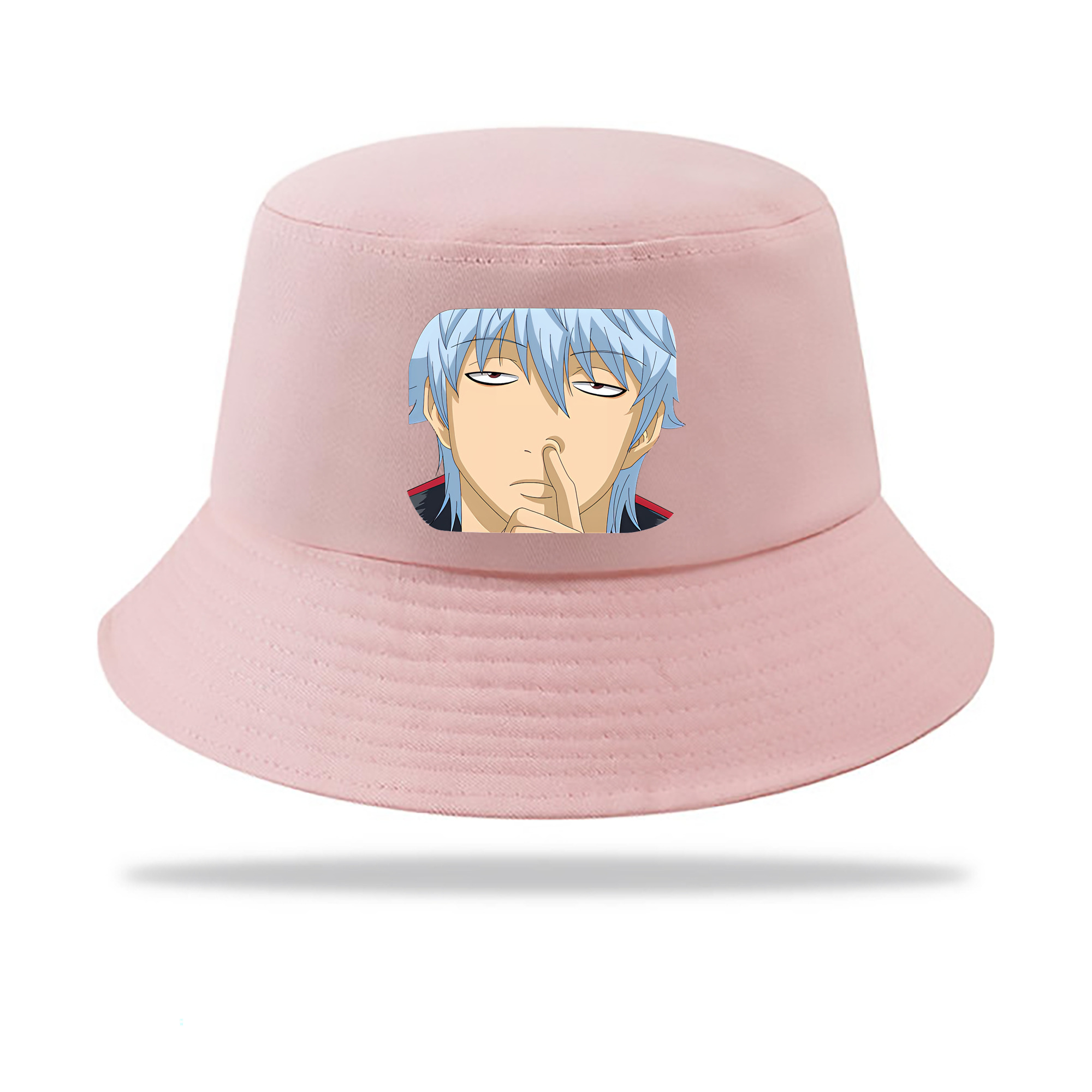 （画像用） ぎんたま 坂田銀時（さかたぎんとき） 神楽 志村新八（しむら しんぱち） GINTAMA Sakata Gintoki Kagura Shimura Shinpachi アウトドア日除けバケットハット