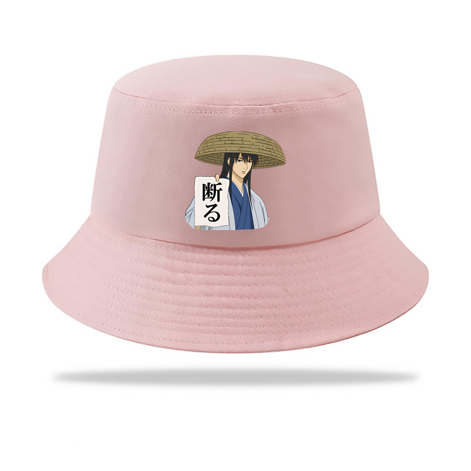 （画像用） ぎんたま 坂田銀時（さかたぎんとき） 神楽 志村新八（しむら しんぱち） GINTAMA Sakata Gintoki Kagura Shimura Shinpachi アウトドア日除けバケットハット