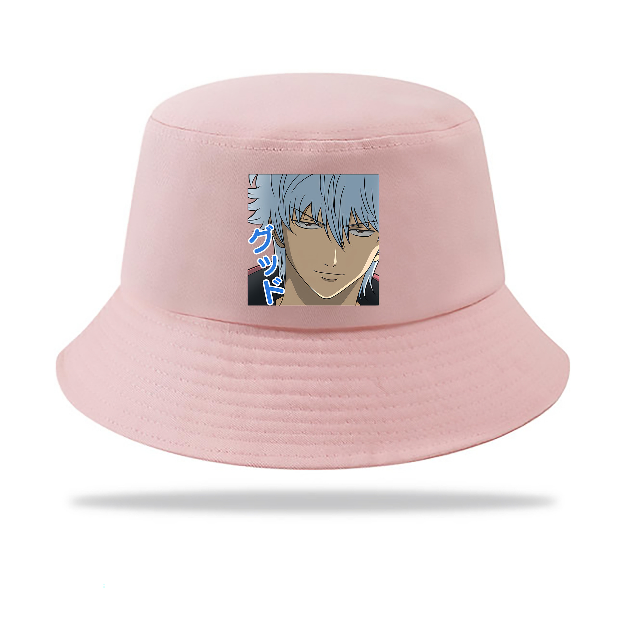 （画像用） ぎんたま 坂田銀時（さかたぎんとき） 神楽 志村新八（しむら しんぱち） GINTAMA Sakata Gintoki Kagura Shimura Shinpachi アウトドア日除けバケットハット