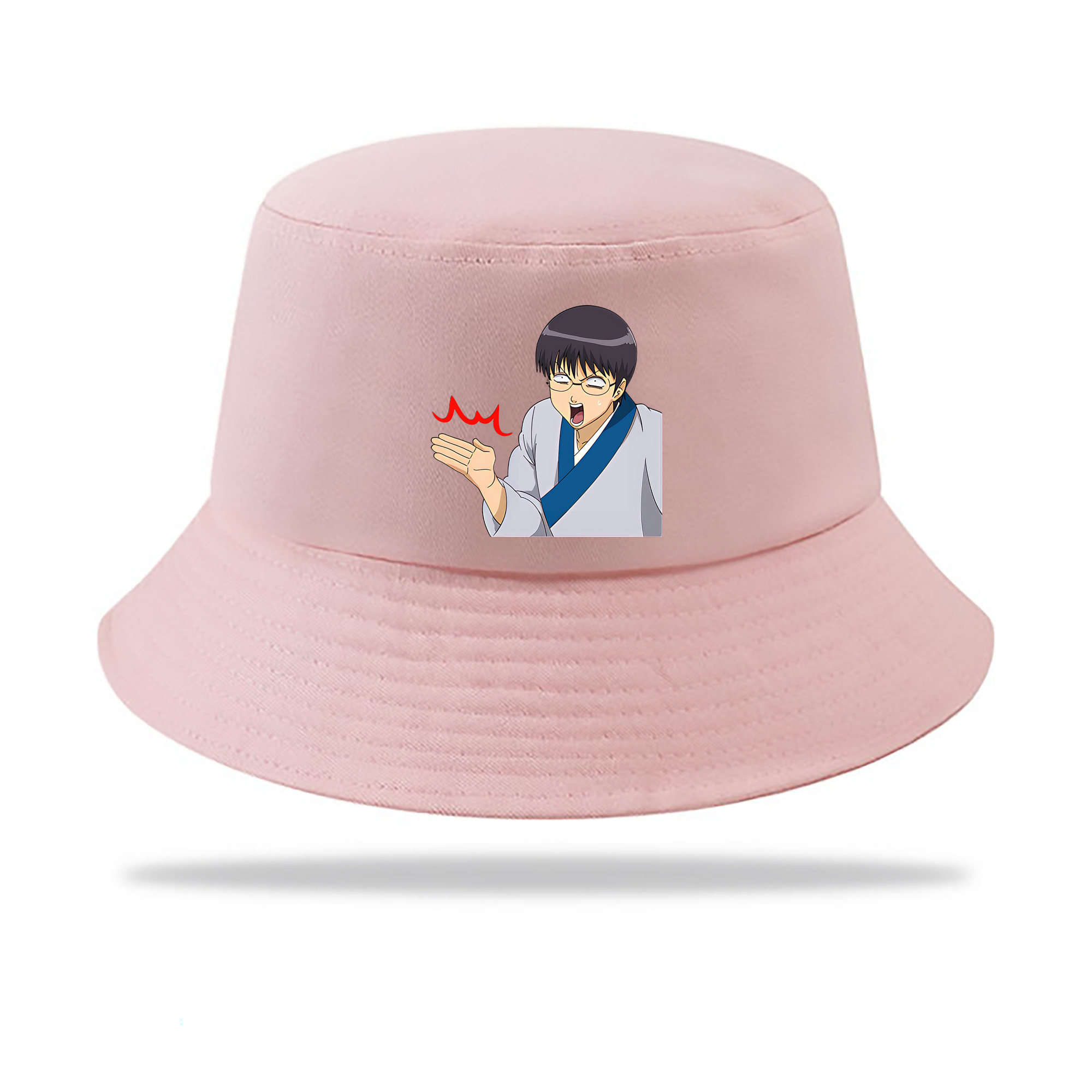 （画像用） ぎんたま 坂田銀時（さかたぎんとき） 神楽 志村新八（しむら しんぱち） GINTAMA Sakata Gintoki Kagura Shimura Shinpachi アウトドア日除けバケットハット