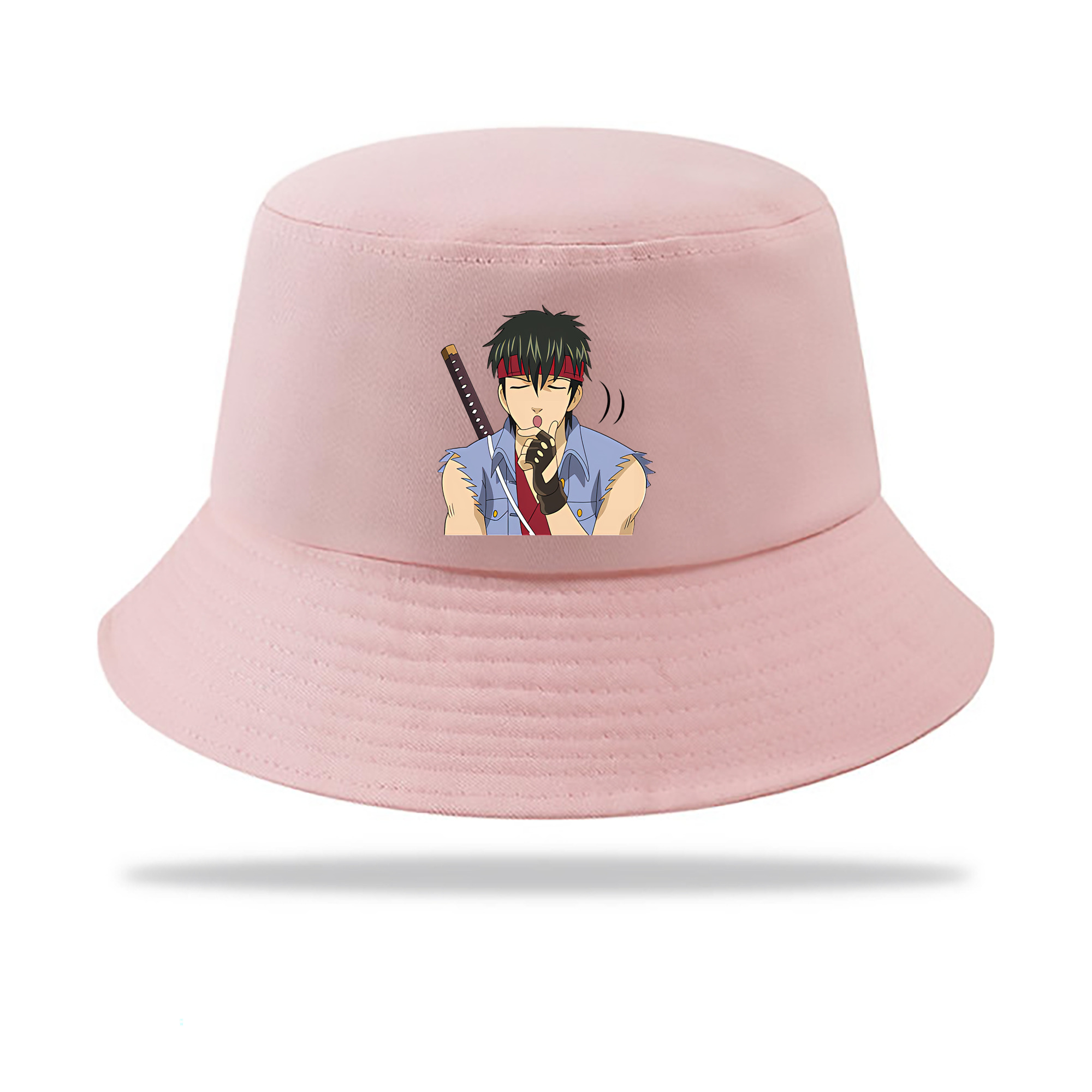 （画像用） ぎんたま 坂田銀時（さかたぎんとき） 神楽 志村新八（しむら しんぱち） GINTAMA Sakata Gintoki Kagura Shimura Shinpachi アウトドア日除けバケットハット