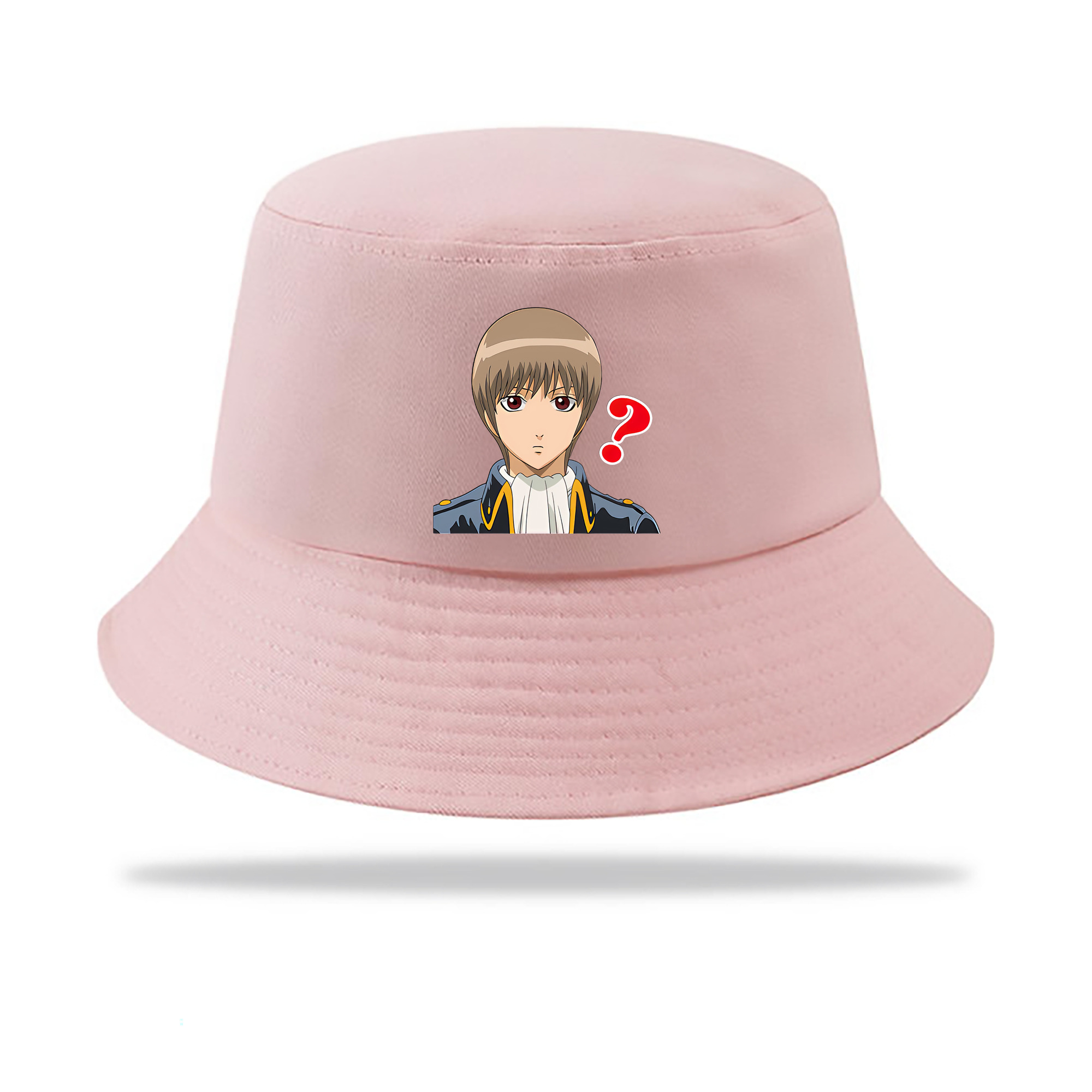 （画像用） ぎんたま 坂田銀時（さかたぎんとき） 神楽 志村新八（しむら しんぱち） GINTAMA Sakata Gintoki Kagura Shimura Shinpachi アウトドア日除けバケットハット