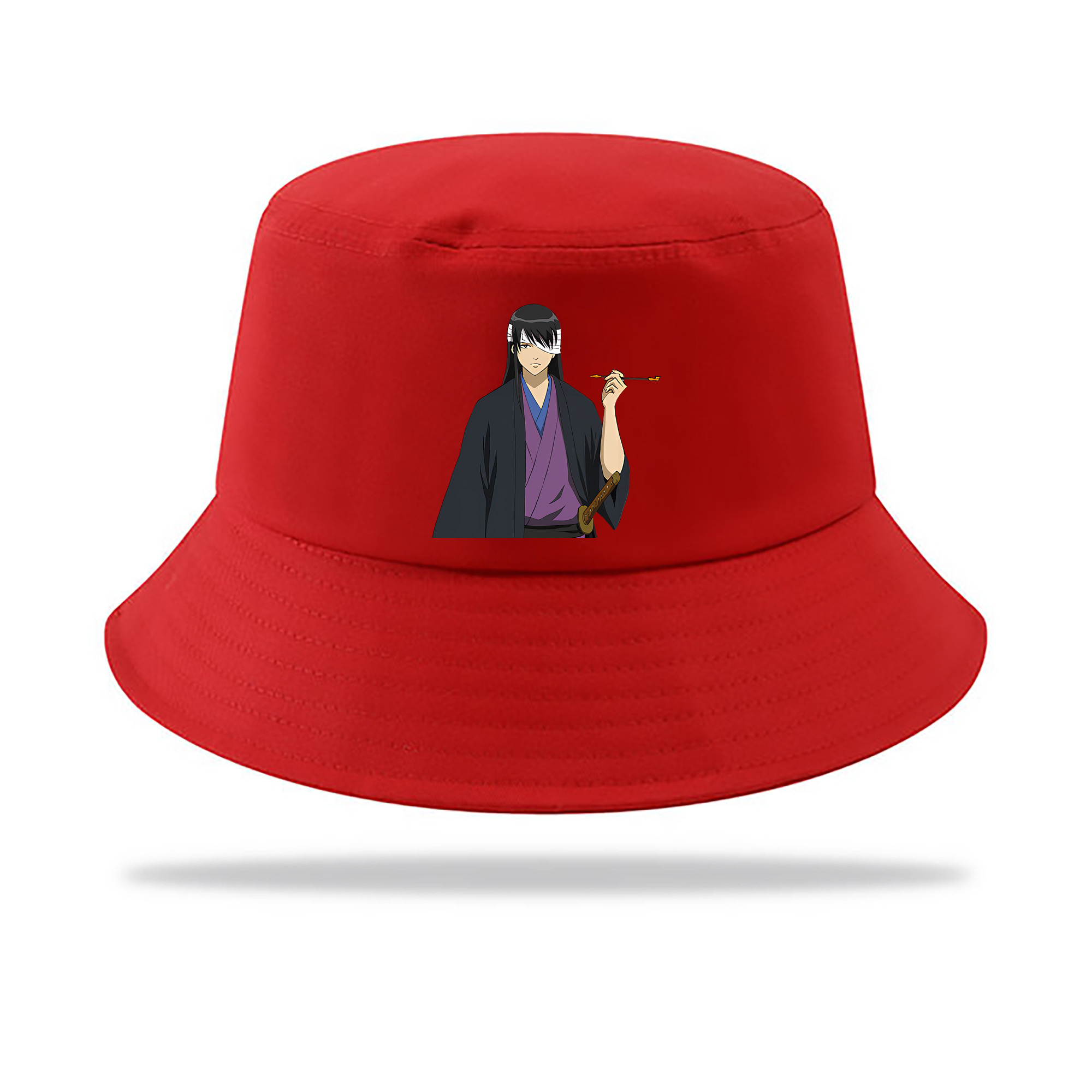 （画像用） ぎんたま 坂田銀時（さかたぎんとき） 神楽 志村新八（しむら しんぱち） GINTAMA Sakata Gintoki Kagura Shimura Shinpachi アウトドア日除けバケットハット