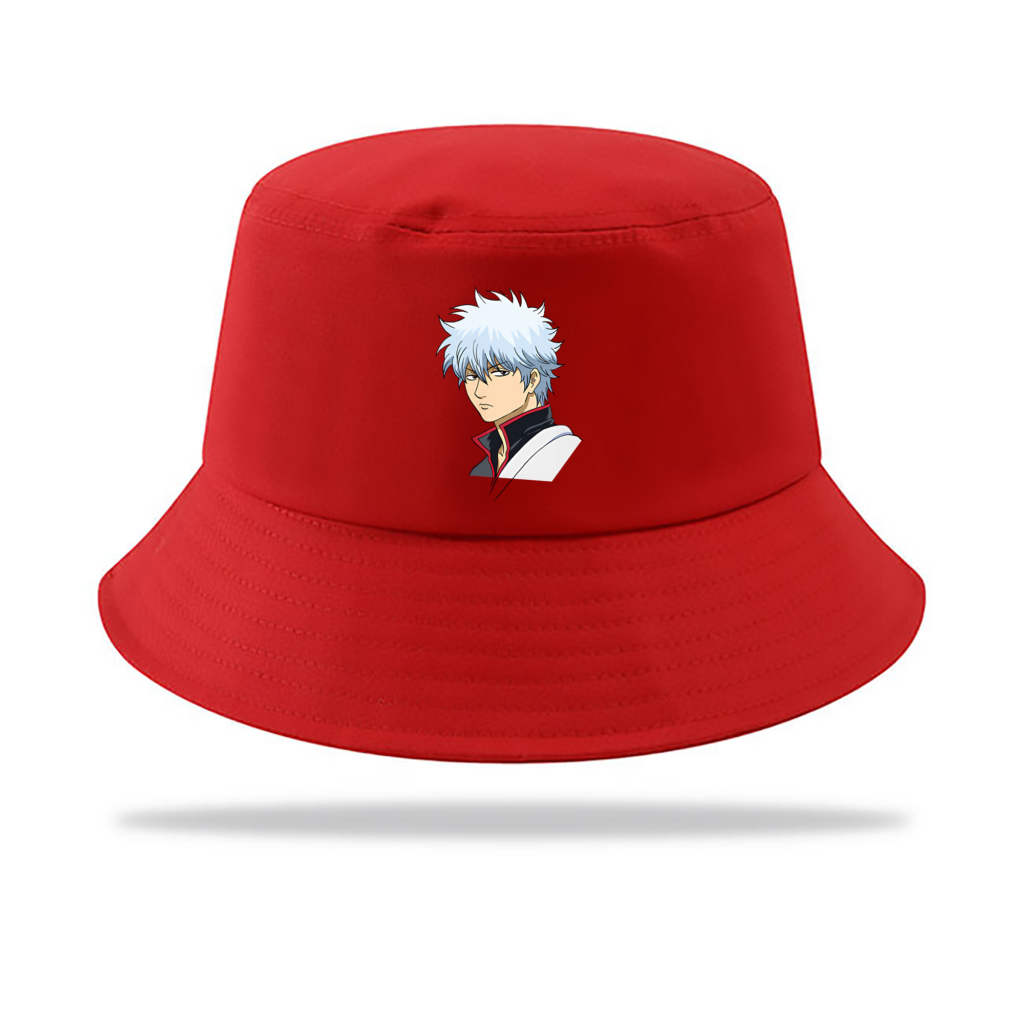 （画像用） ぎんたま 坂田銀時（さかたぎんとき） 神楽 志村新八（しむら しんぱち） GINTAMA Sakata Gintoki Kagura Shimura Shinpachi アウトドア日除けバケットハット