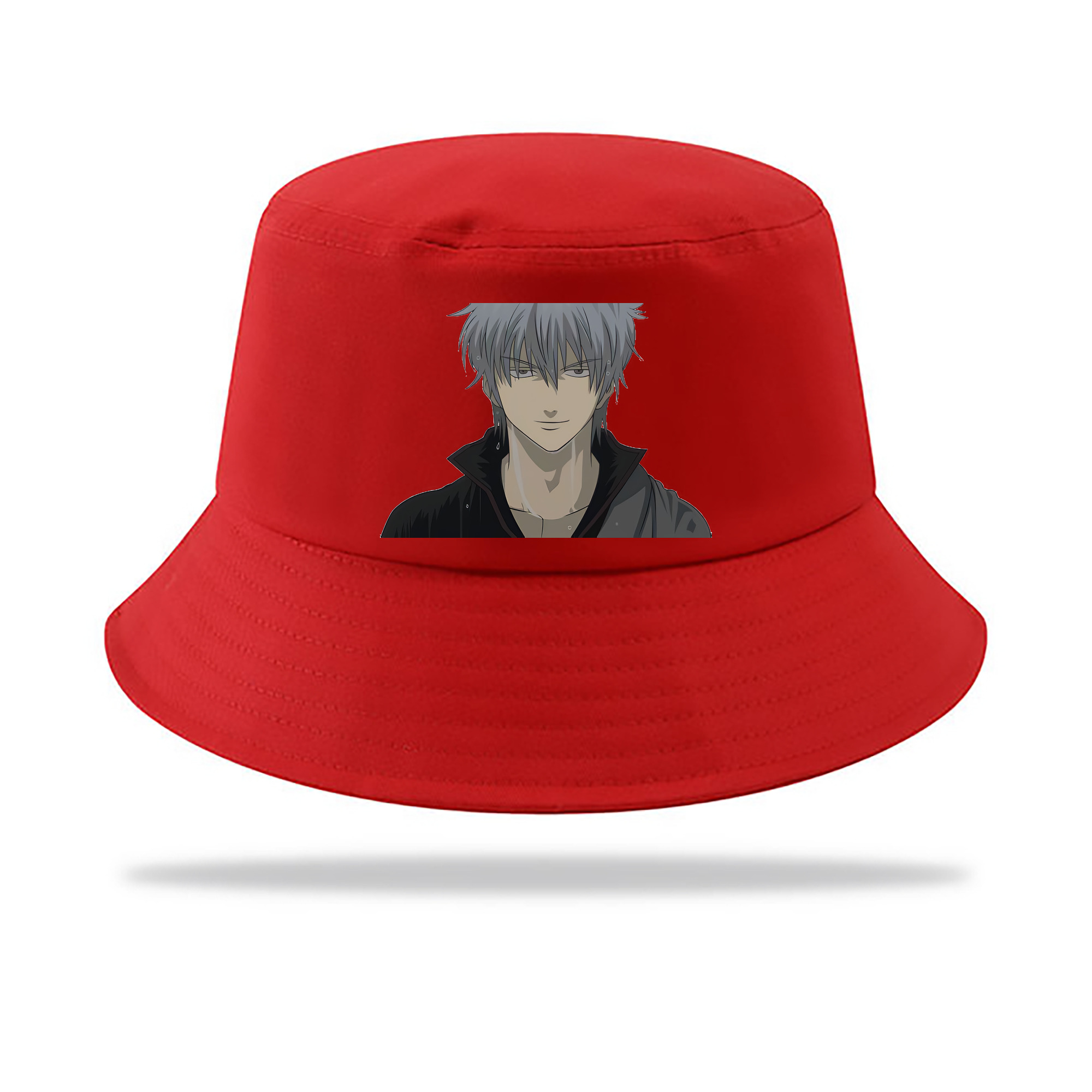 （画像用） ぎんたま 坂田銀時（さかたぎんとき） 神楽 志村新八（しむら しんぱち） GINTAMA Sakata Gintoki Kagura Shimura Shinpachi アウトドア日除けバケットハット