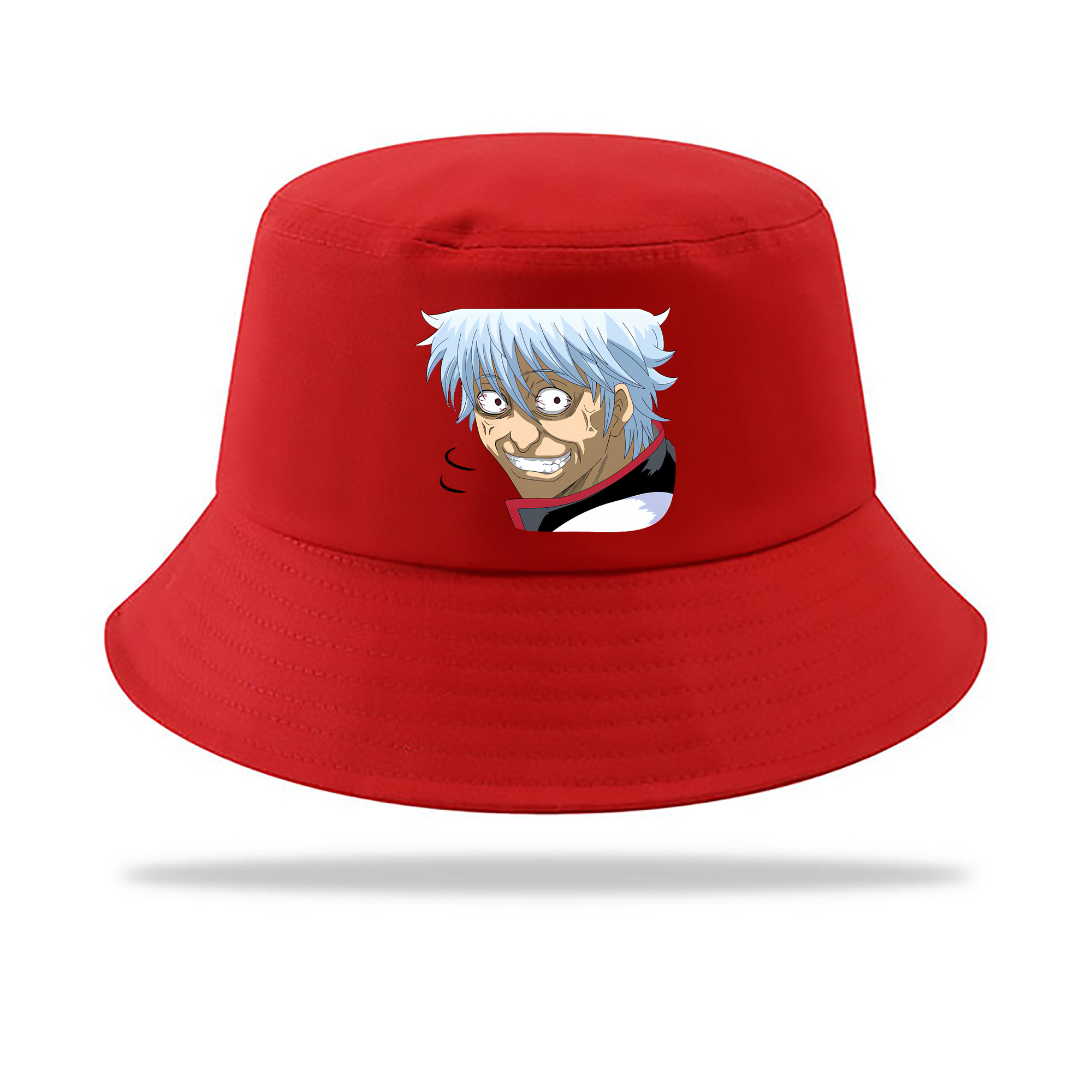 （画像用） ぎんたま 坂田銀時（さかたぎんとき） 神楽 志村新八（しむら しんぱち） GINTAMA Sakata Gintoki Kagura Shimura Shinpachi アウトドア日除けバケットハット
