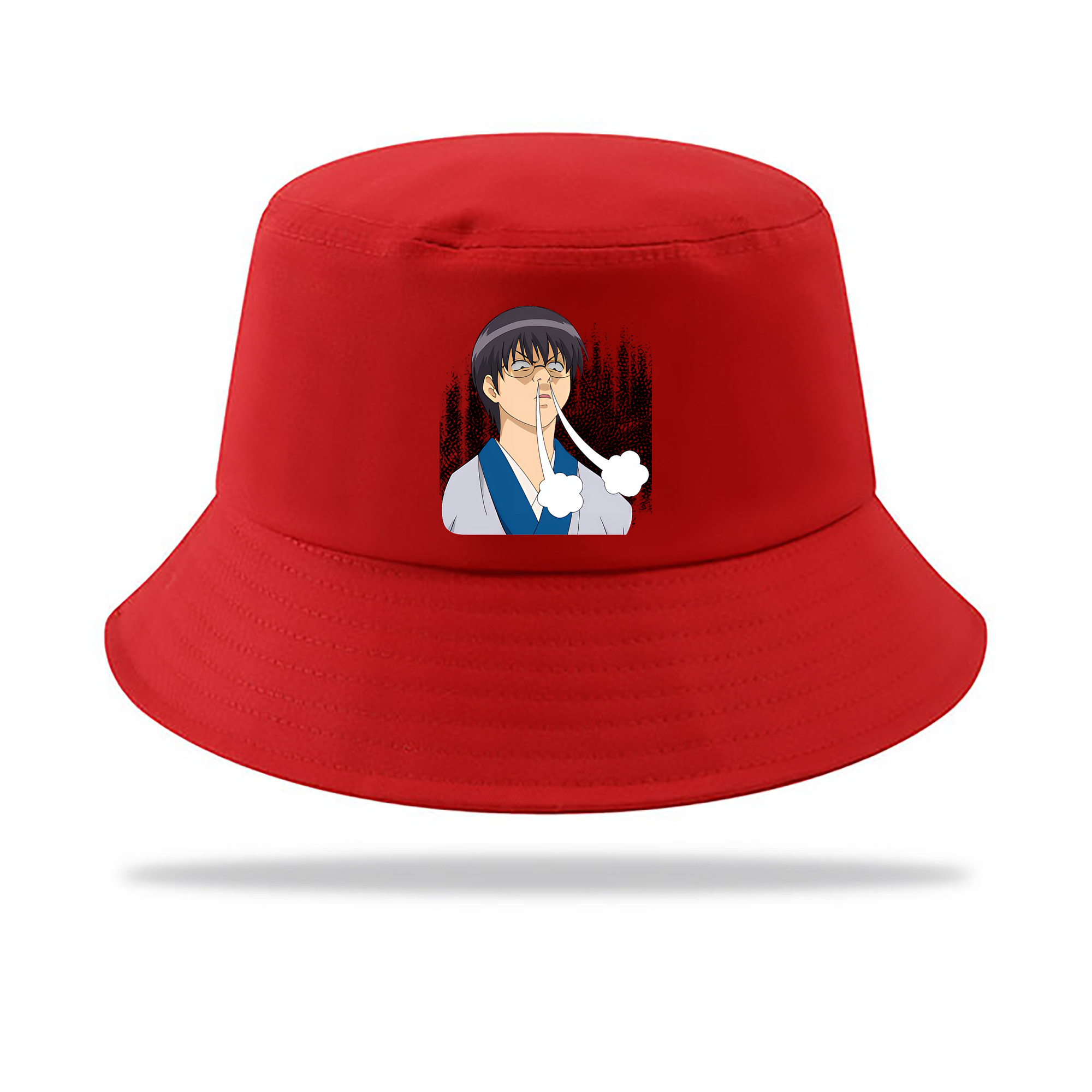 （画像用） ぎんたま 坂田銀時（さかたぎんとき） 神楽 志村新八（しむら しんぱち） GINTAMA Sakata Gintoki Kagura Shimura Shinpachi アウトドア日除けバケットハット