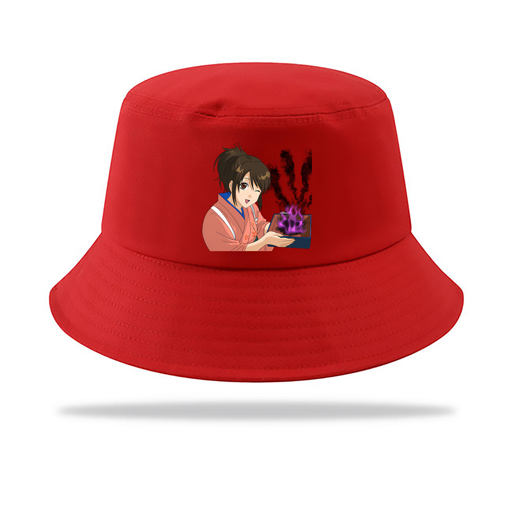 （画像用） ぎんたま 坂田銀時（さかたぎんとき） 神楽 志村新八（しむら しんぱち） GINTAMA Sakata Gintoki Kagura Shimura Shinpachi アウトドア日除けバケットハット