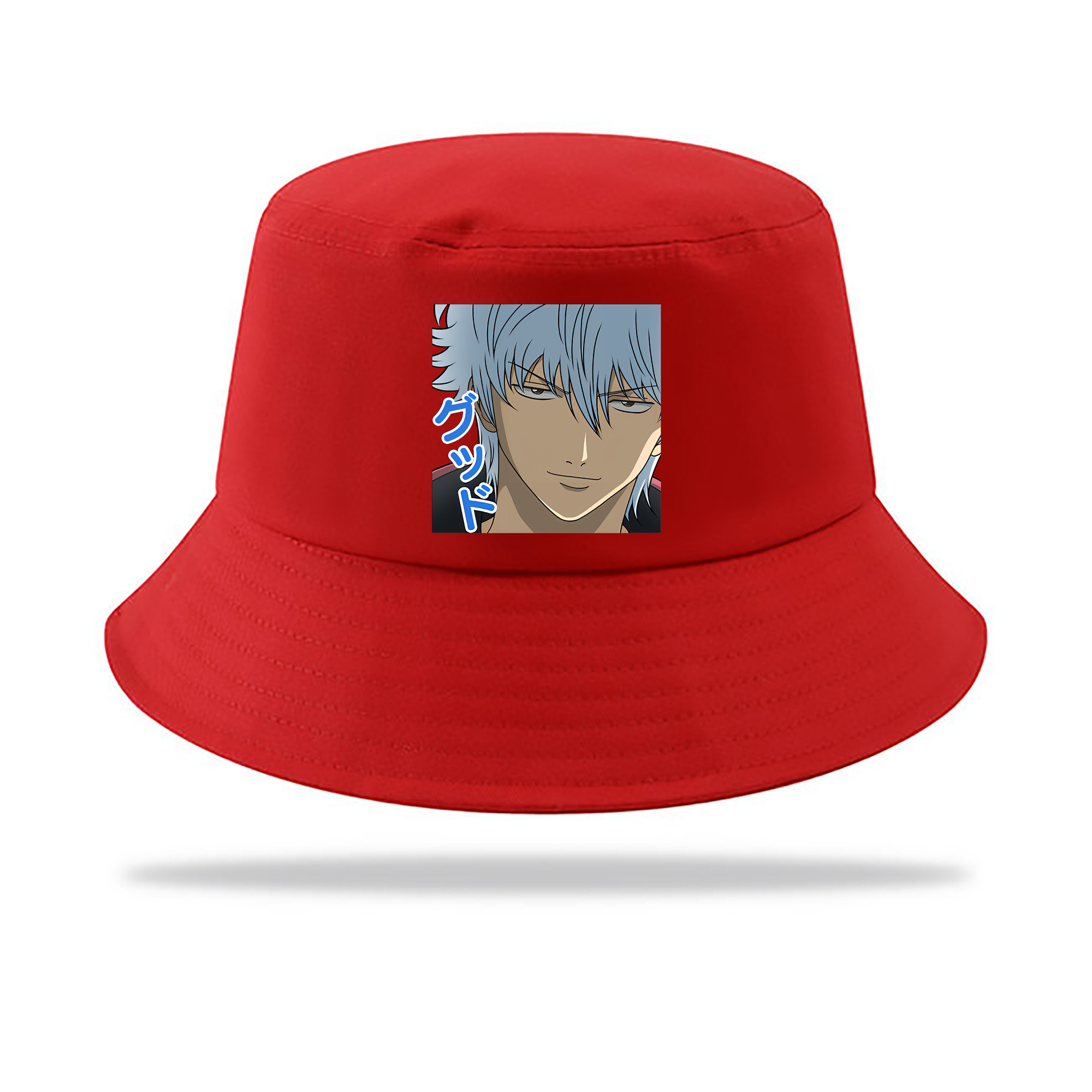 （画像用） ぎんたま 坂田銀時（さかたぎんとき） 神楽 志村新八（しむら しんぱち） GINTAMA Sakata Gintoki Kagura Shimura Shinpachi アウトドア日除けバケットハット