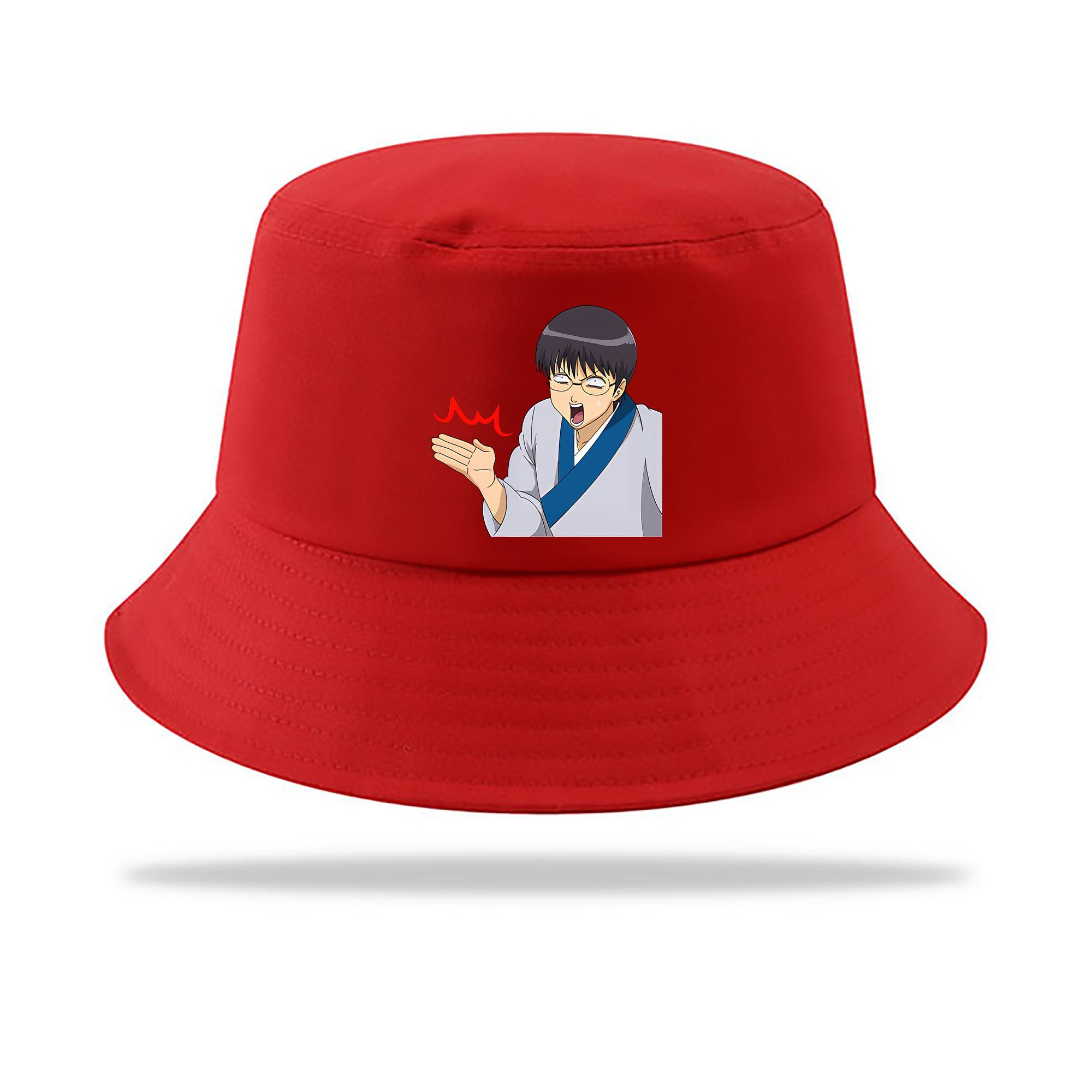 （画像用） ぎんたま 坂田銀時（さかたぎんとき） 神楽 志村新八（しむら しんぱち） GINTAMA Sakata Gintoki Kagura Shimura Shinpachi アウトドア日除けバケットハット