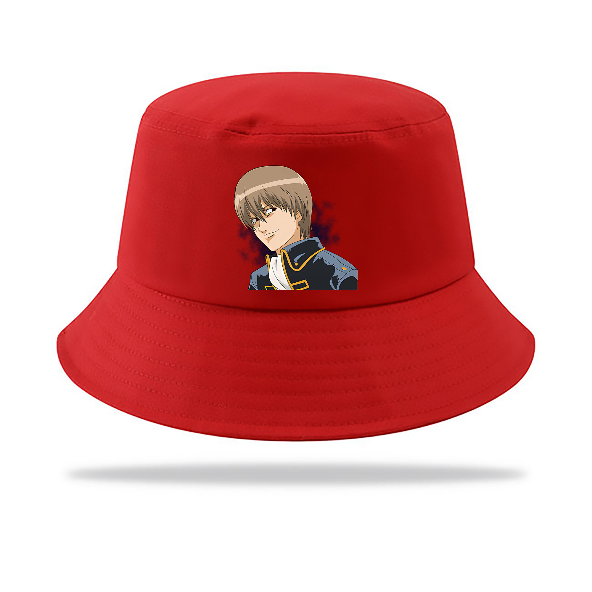 （画像用） ぎんたま 坂田銀時（さかたぎんとき） 神楽 志村新八（しむら しんぱち） GINTAMA Sakata Gintoki Kagura Shimura Shinpachi アウトドア日除けバケットハット