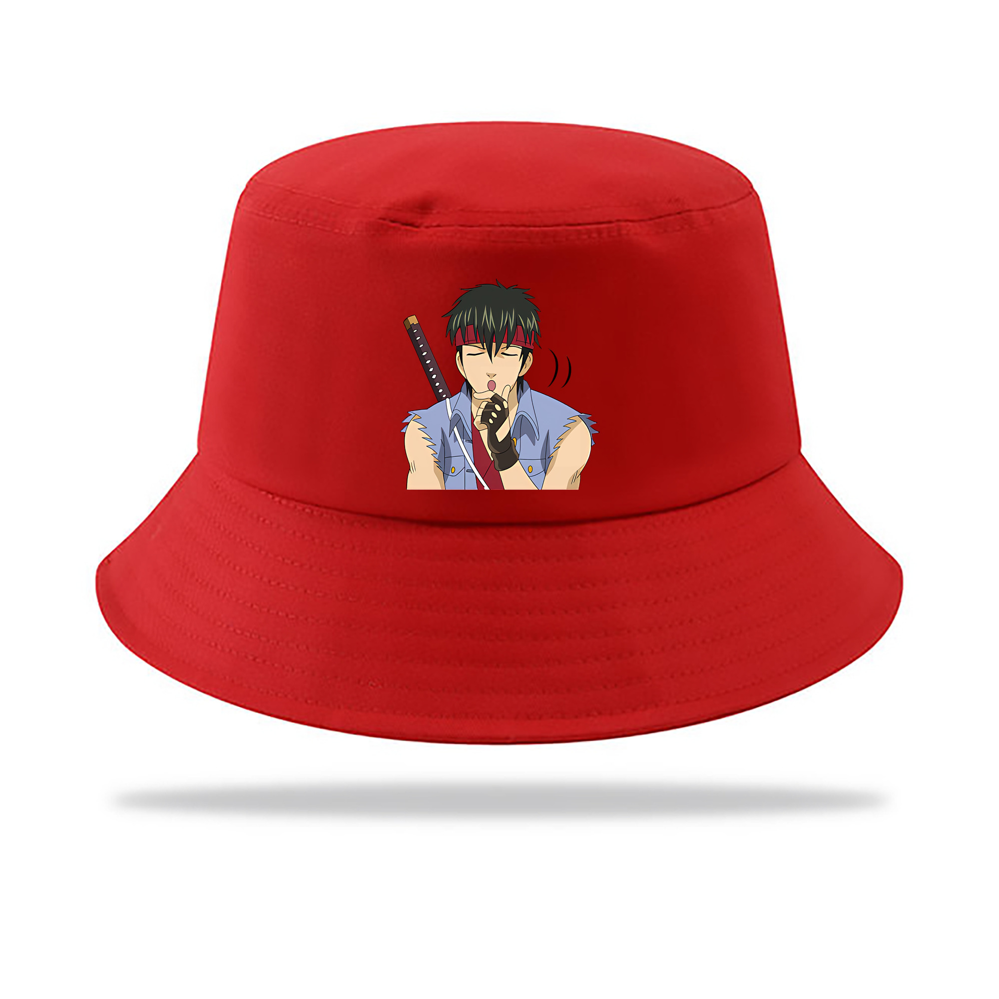 （画像用） ぎんたま 坂田銀時（さかたぎんとき） 神楽 志村新八（しむら しんぱち） GINTAMA Sakata Gintoki Kagura Shimura Shinpachi アウトドア日除けバケットハット