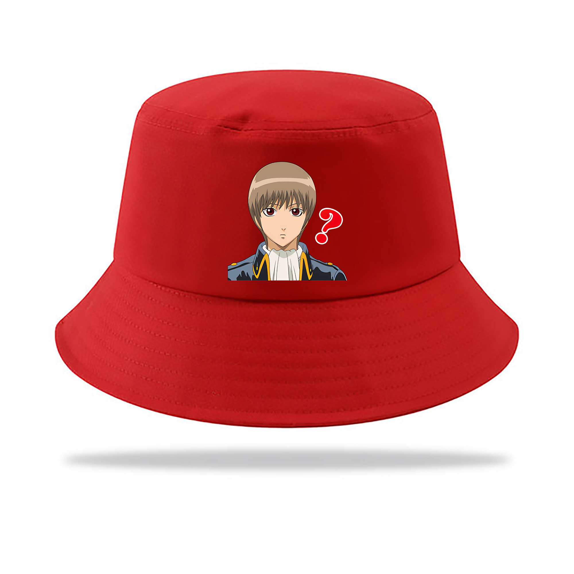 （画像用） ぎんたま 坂田銀時（さかたぎんとき） 神楽 志村新八（しむら しんぱち） GINTAMA Sakata Gintoki Kagura Shimura Shinpachi アウトドア日除けバケットハット