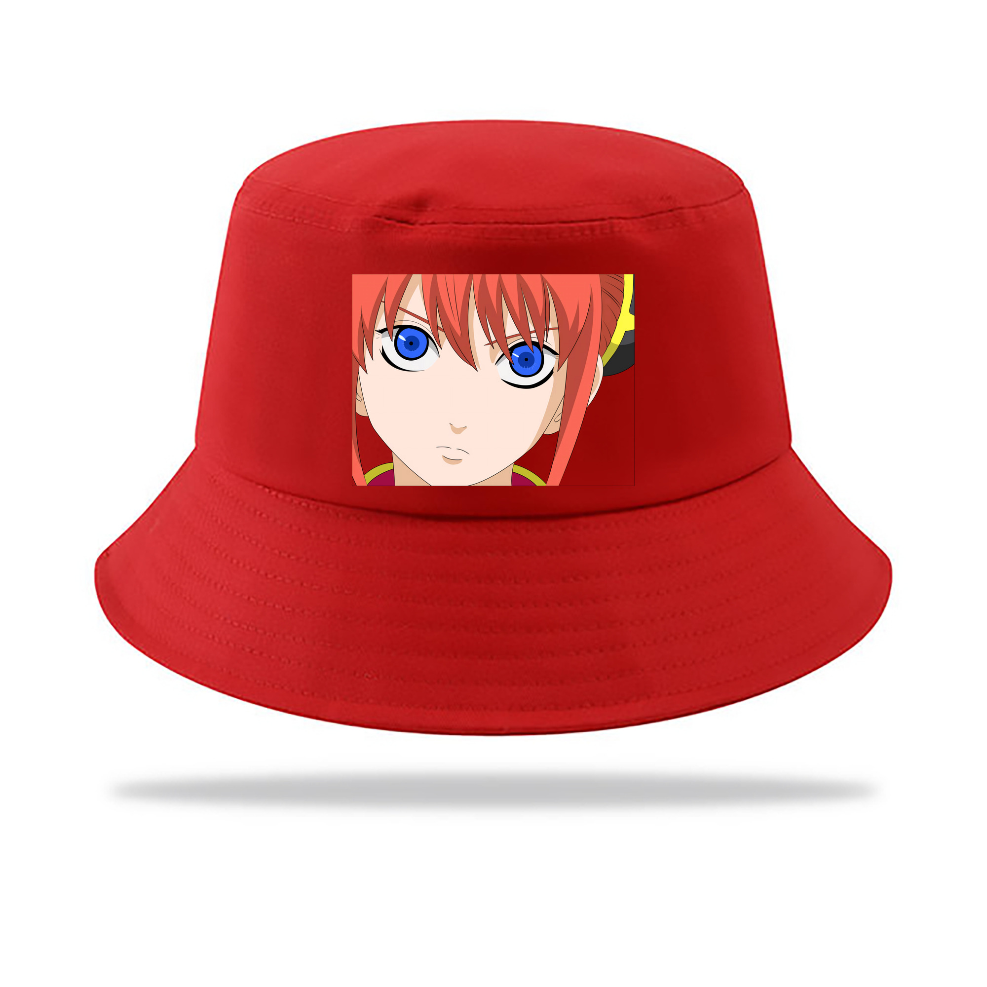 （画像用） ぎんたま 坂田銀時（さかたぎんとき） 神楽 志村新八（しむら しんぱち） GINTAMA Sakata Gintoki Kagura Shimura Shinpachi アウトドア日除けバケットハット