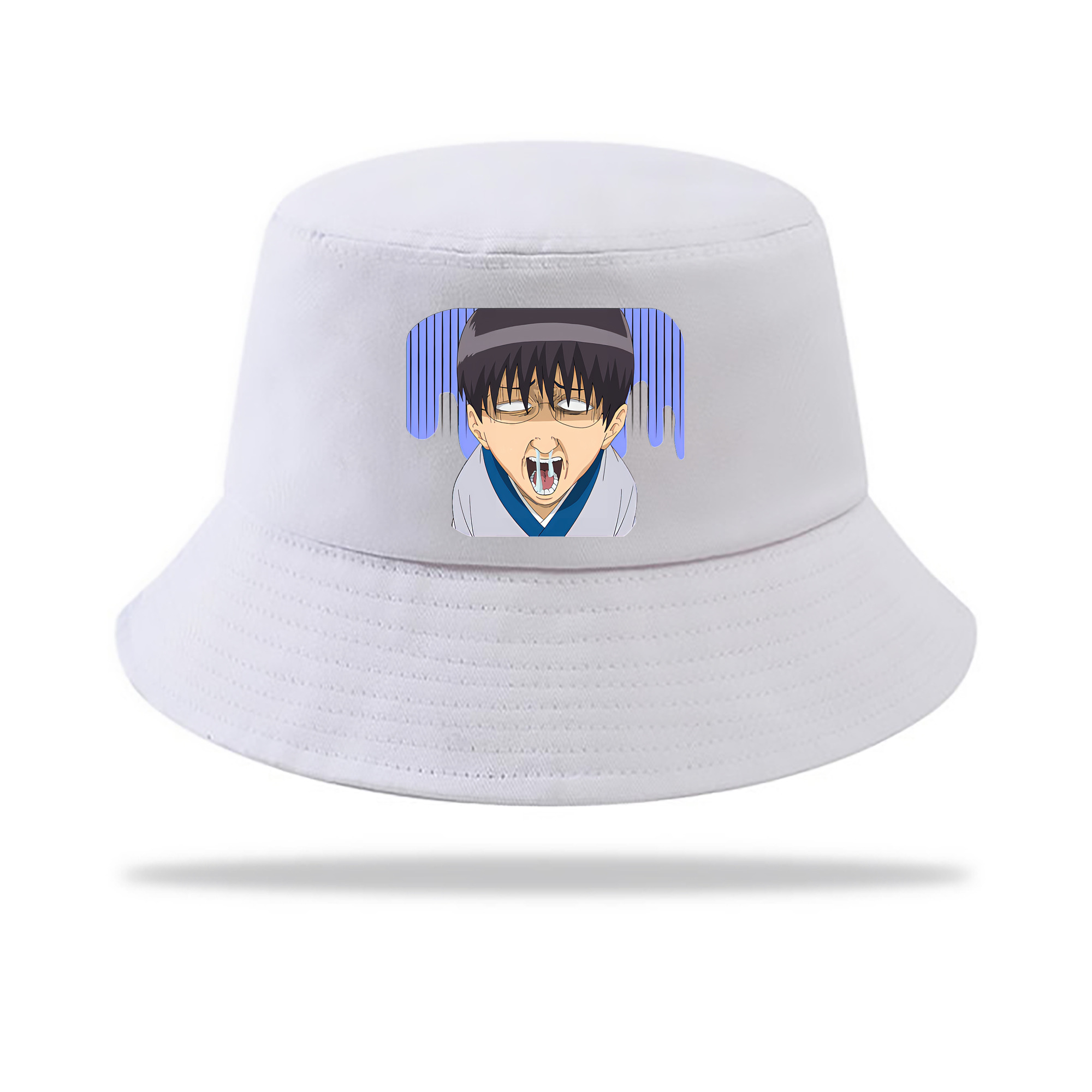 （画像用） ぎんたま 坂田銀時（さかたぎんとき） 神楽 志村新八（しむら しんぱち） GINTAMA Sakata Gintoki Kagura Shimura Shinpachi アウトドア日除けバケットハット
