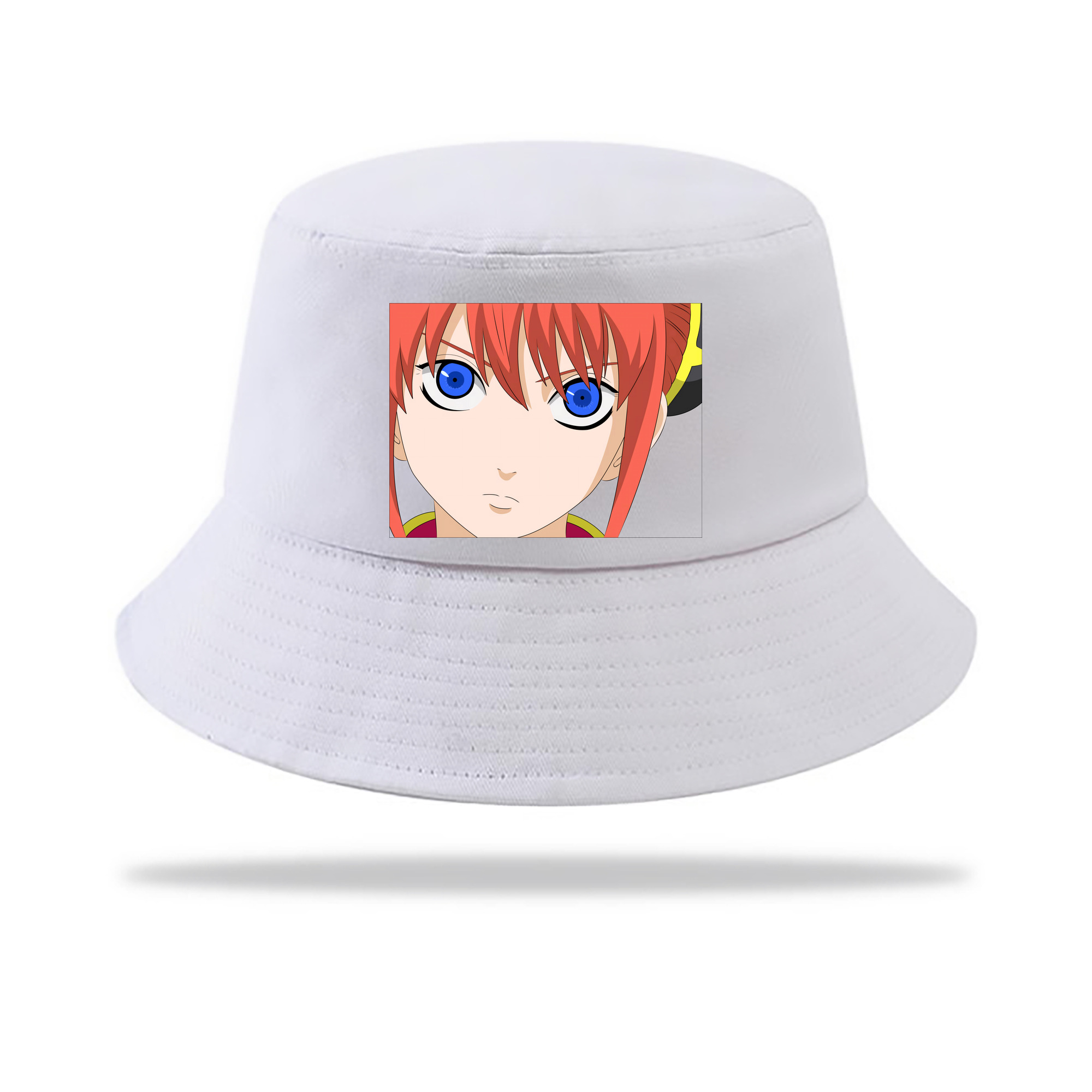 （画像用） ぎんたま 坂田銀時（さかたぎんとき） 神楽 志村新八（しむら しんぱち） GINTAMA Sakata Gintoki Kagura Shimura Shinpachi アウトドア日除けバケットハット