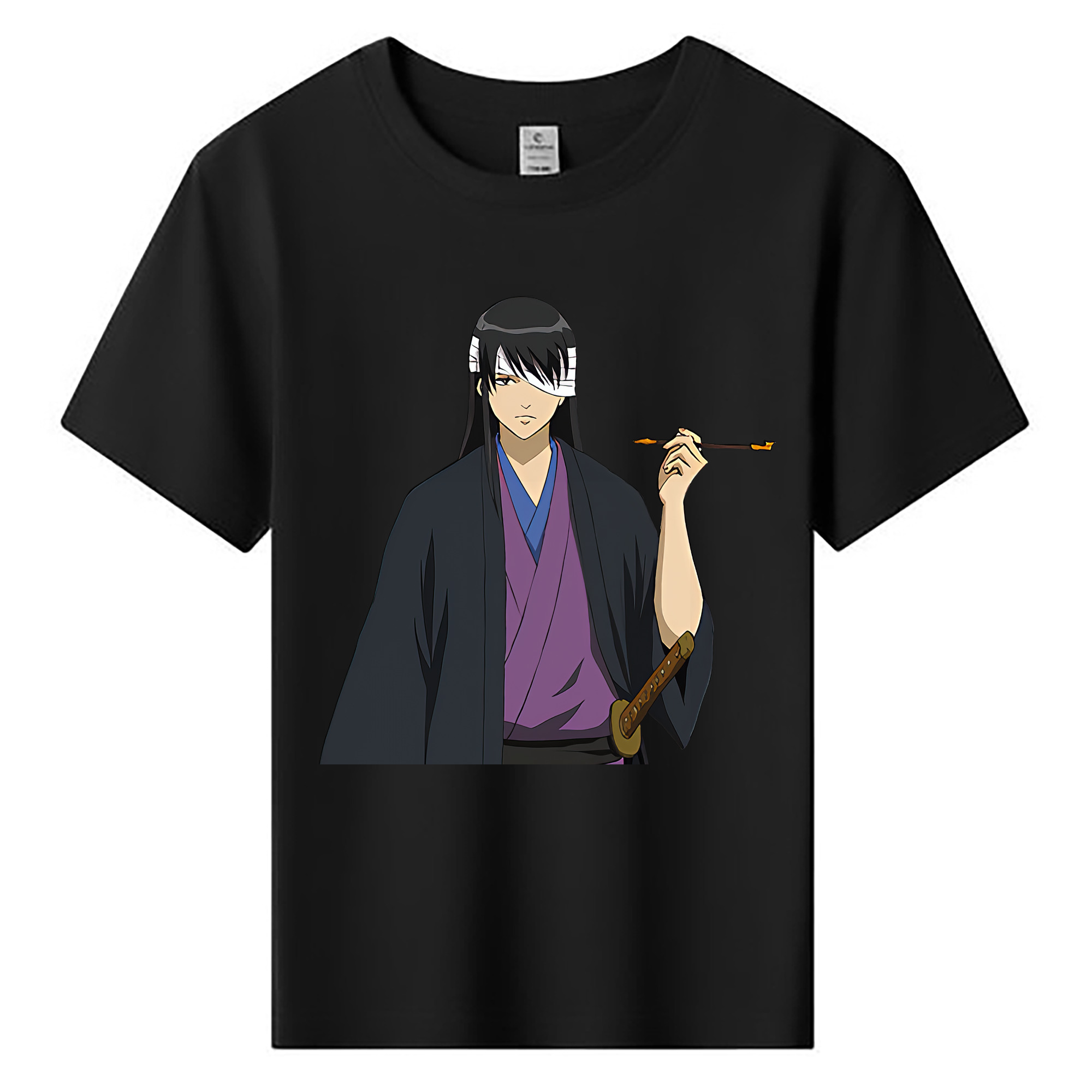 （画像用） ぎんたま 坂田銀時（さかたぎんとき） 神楽 志村新八（しむら しんぱち） GINTAMA Sakata Gintoki Kagura Shimura Shinpachi 綿100％キッズTシャツ（フロントプリント）
