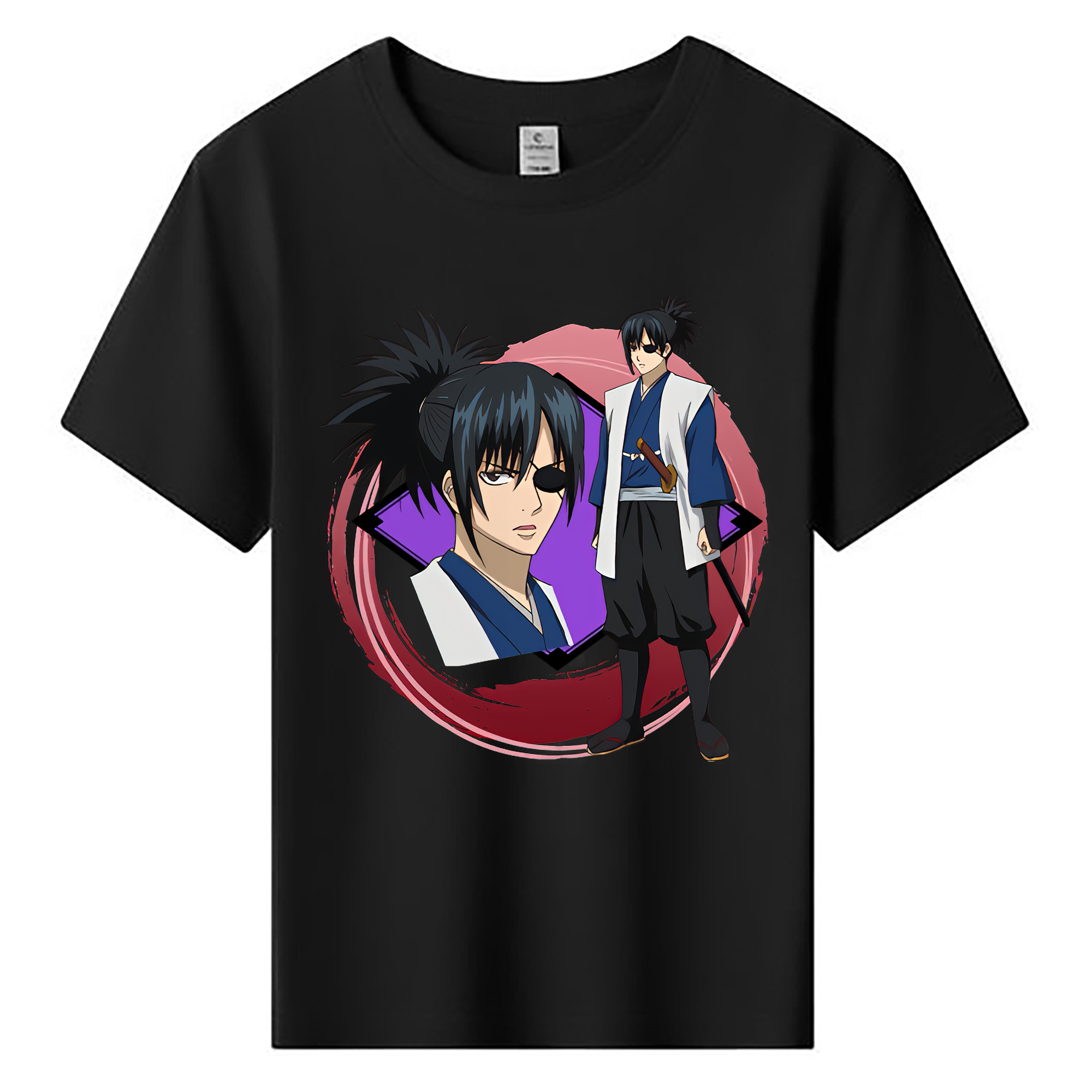 （画像用） ぎんたま 坂田銀時（さかたぎんとき） 神楽 志村新八（しむら しんぱち） GINTAMA Sakata Gintoki Kagura Shimura Shinpachi 綿100％キッズTシャツ（フロントプリント）