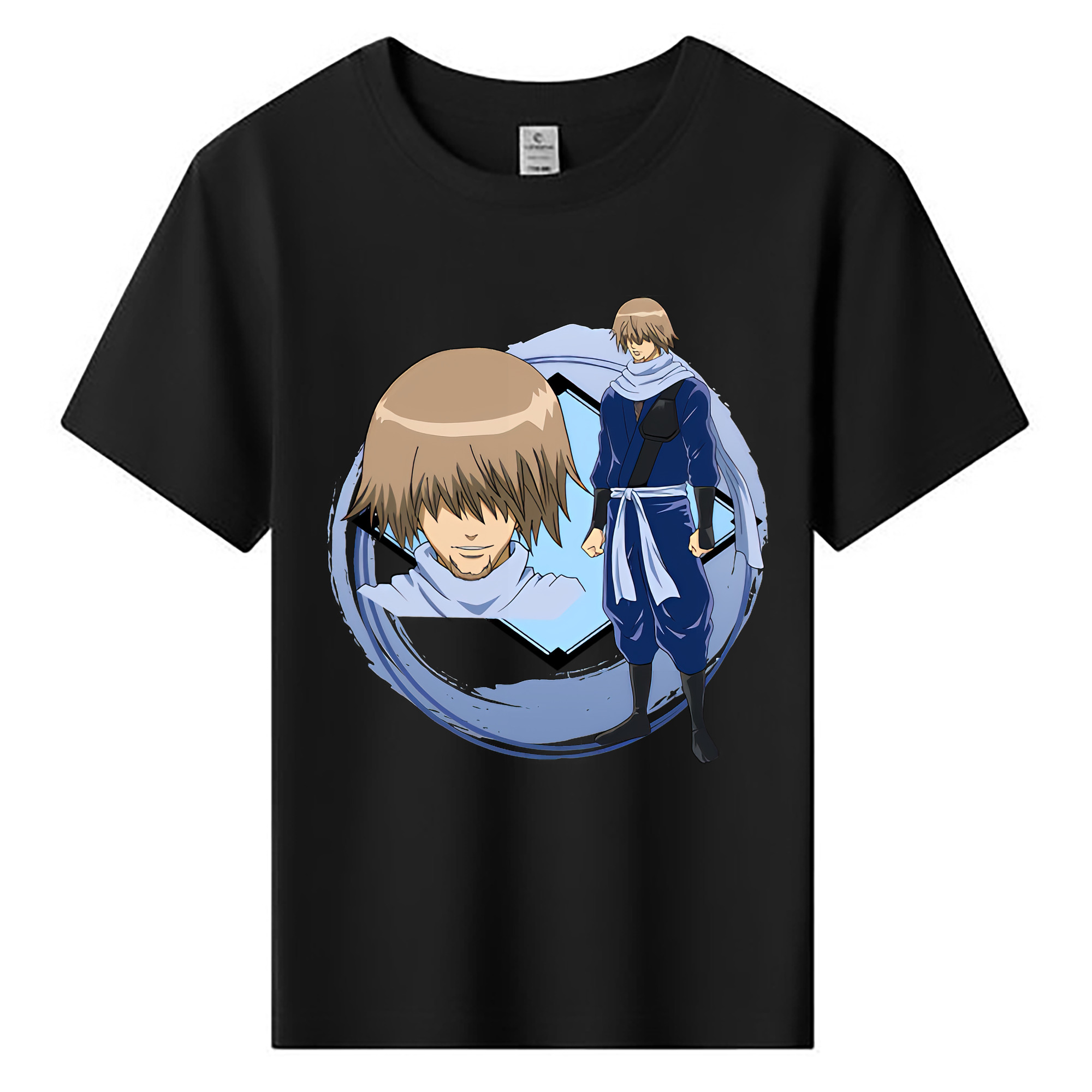 （画像用） ぎんたま 坂田銀時（さかたぎんとき） 神楽 志村新八（しむら しんぱち） GINTAMA Sakata Gintoki Kagura Shimura Shinpachi 綿100％キッズTシャツ（フロントプリント）