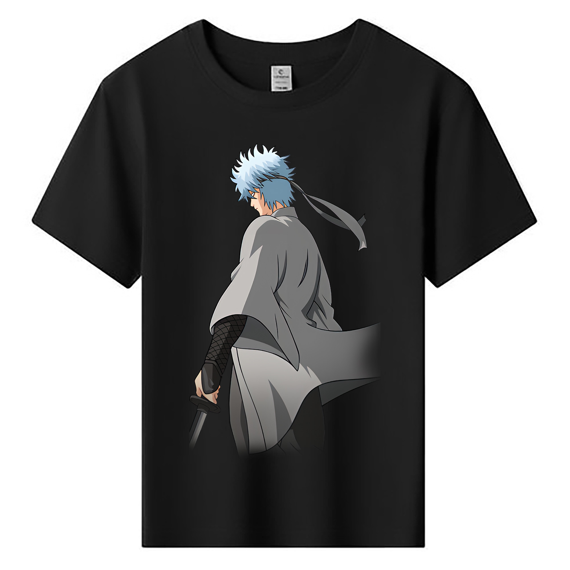（画像用） ぎんたま 坂田銀時（さかたぎんとき） 神楽 志村新八（しむら しんぱち） GINTAMA Sakata Gintoki Kagura Shimura Shinpachi 綿100％キッズTシャツ（フロントプリント）