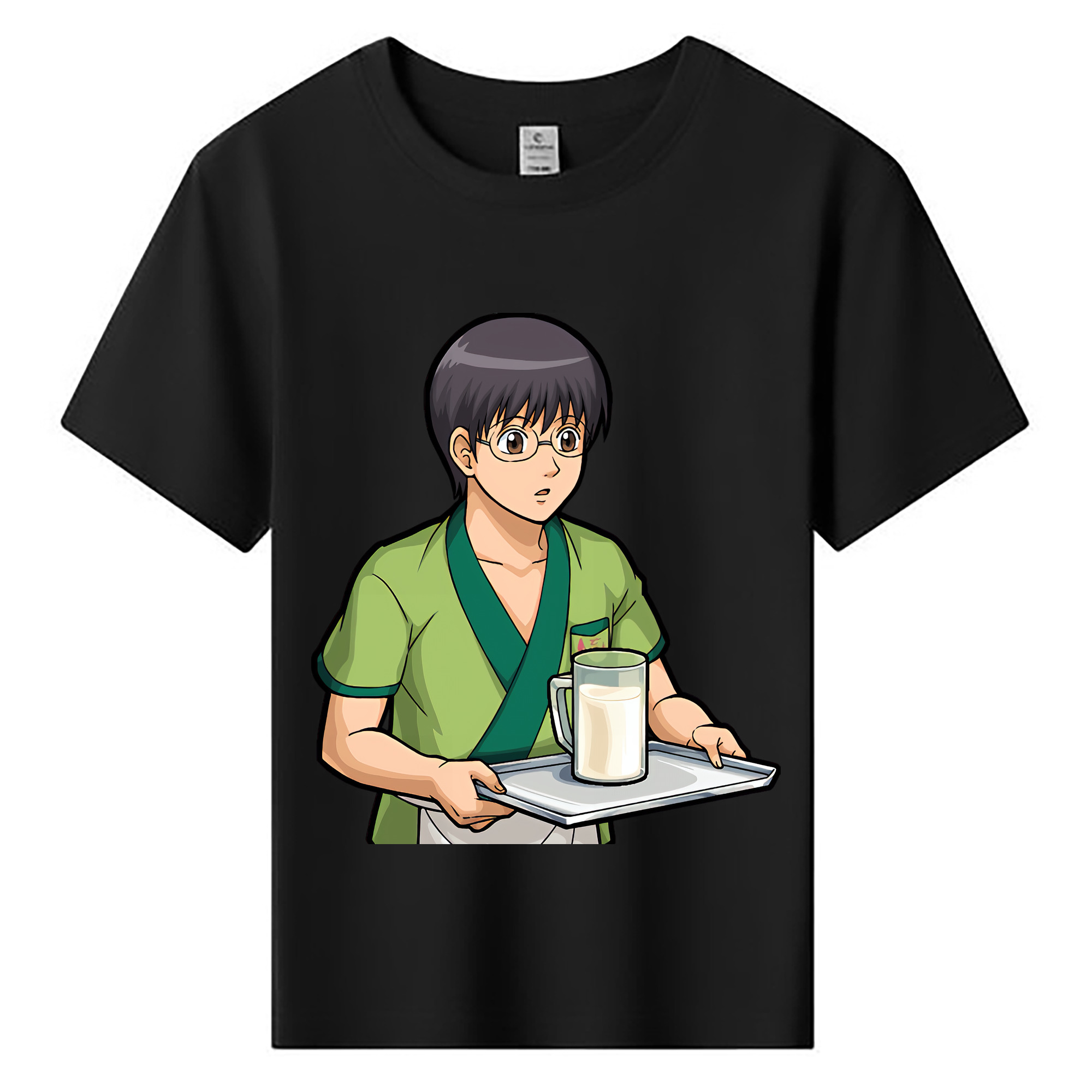 （画像用） ぎんたま 坂田銀時（さかたぎんとき） 神楽 志村新八（しむら しんぱち） GINTAMA Sakata Gintoki Kagura Shimura Shinpachi 綿100％キッズTシャツ（フロントプリント）