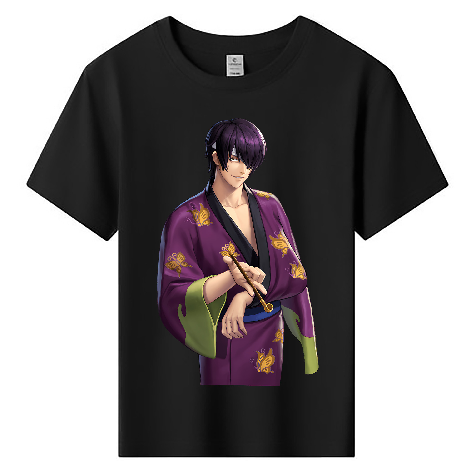 （画像用） ぎんたま 坂田銀時（さかたぎんとき） 神楽 志村新八（しむら しんぱち） GINTAMA Sakata Gintoki Kagura Shimura Shinpachi 綿100％キッズTシャツ（フロントプリント）